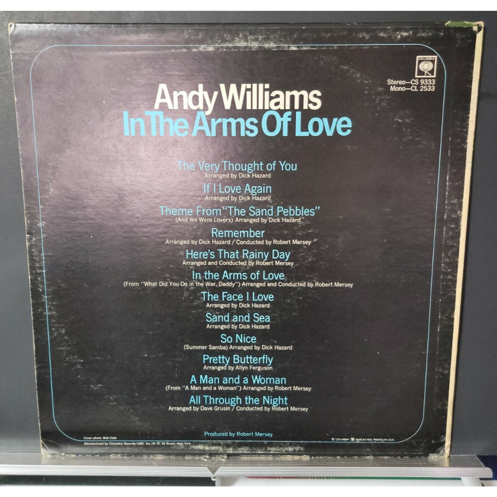 Andy Williams ‎– In The Arms Of Love (Vinyl)