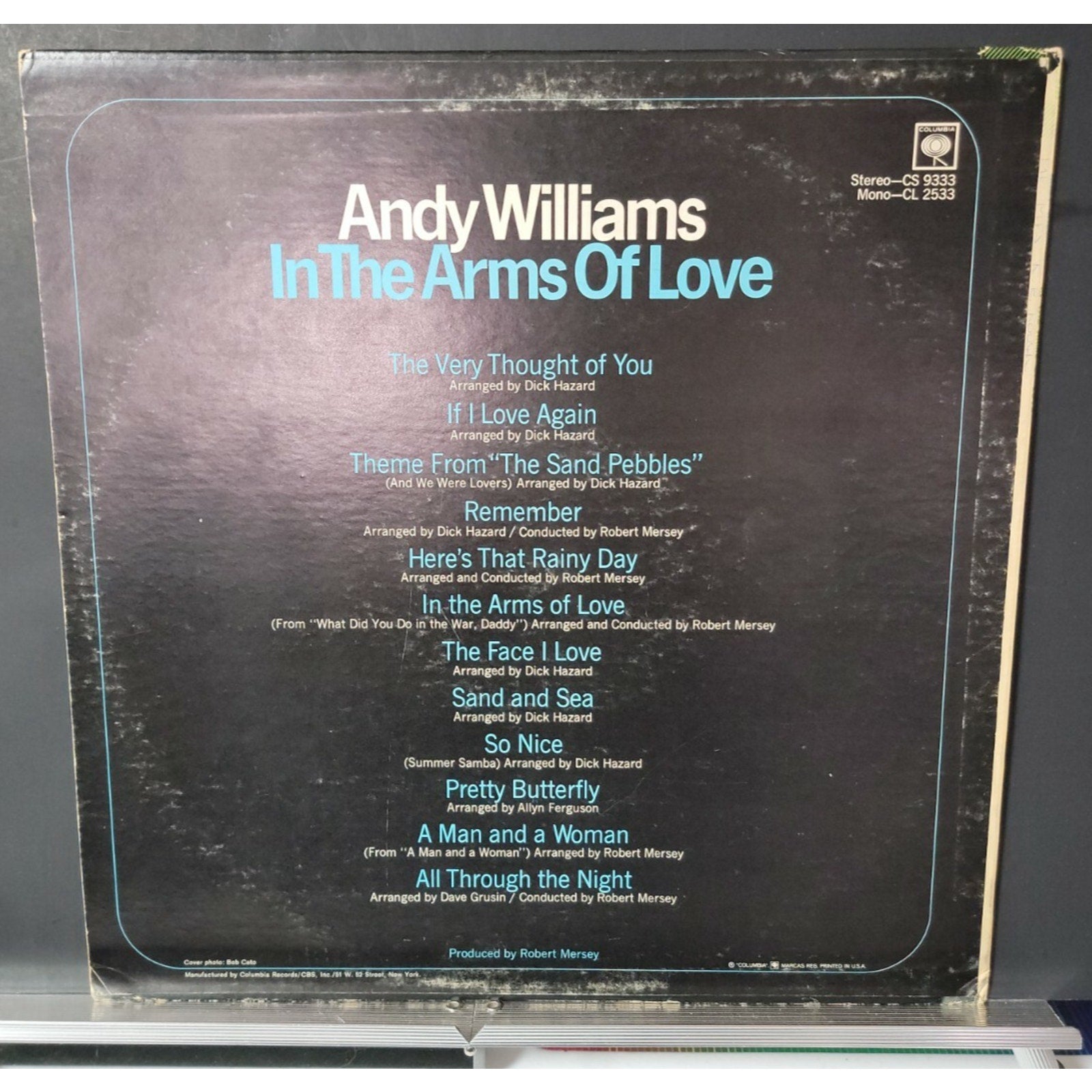 Andy Williams ‎– In The Arms Of Love (Vinyl)