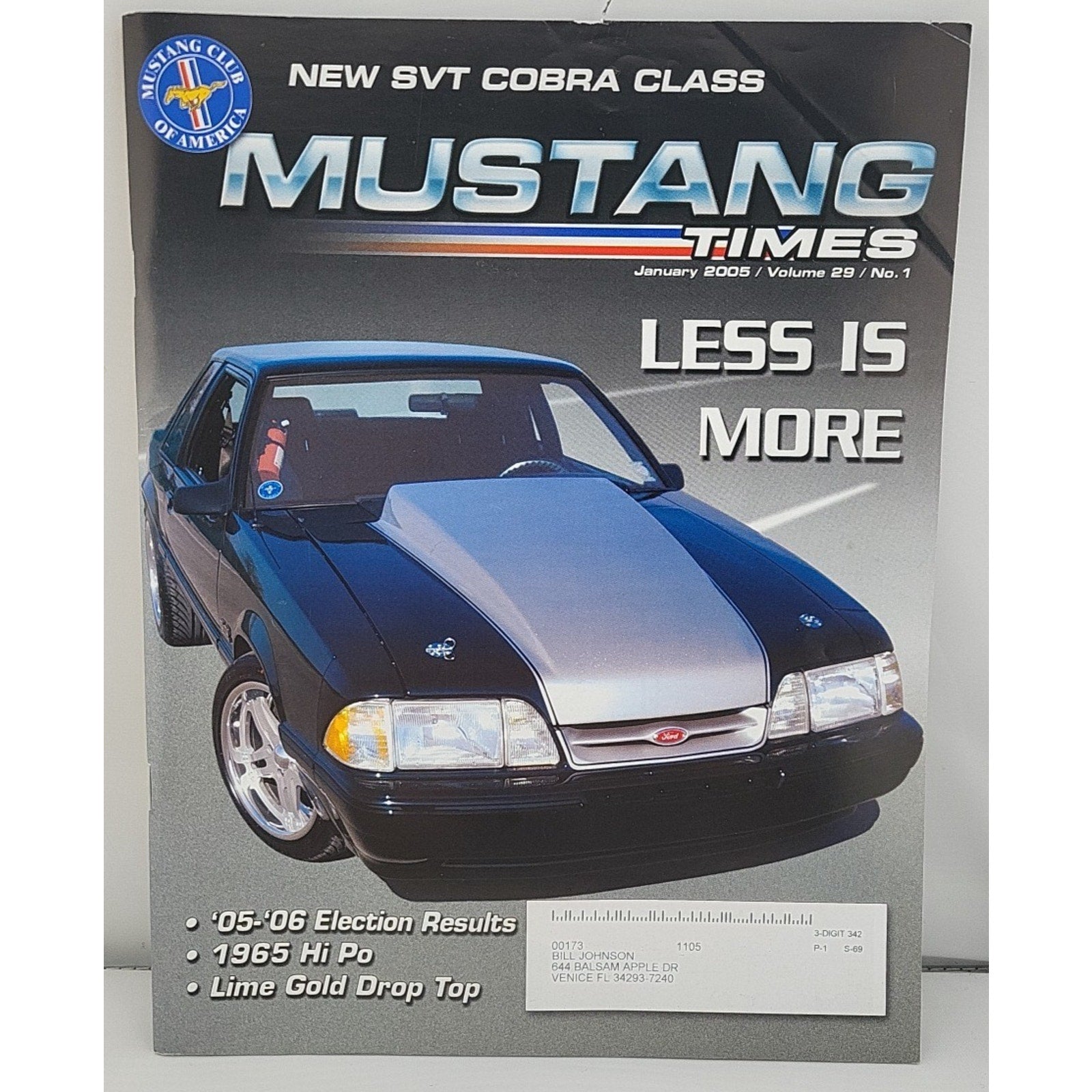 Mustang Times January 2005 Volume 29 #1