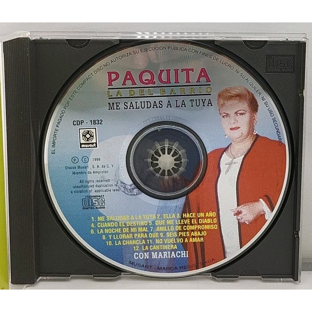 Paquita La del Barrio - Y Sus Boleros Romanticos (CD)