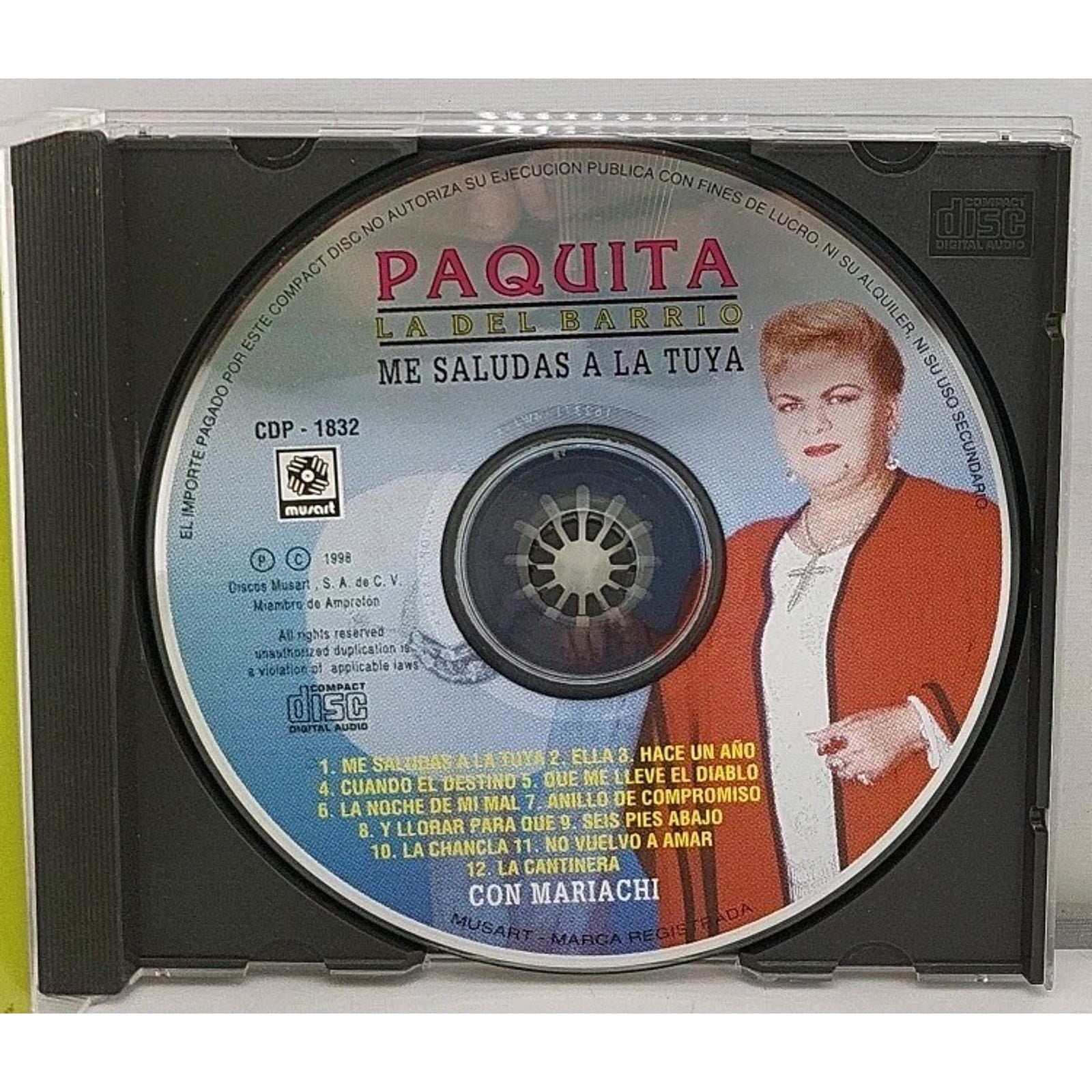 Paquita La del Barrio - Y Sus Boleros Romanticos (CD)