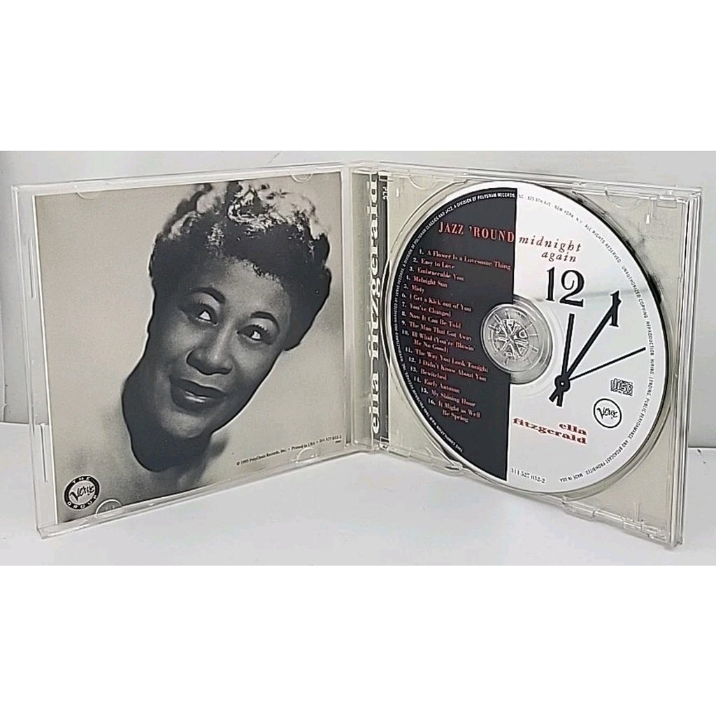 Jazz 'round Midnight Again by Ella Fitzgerald (CD, 1995)