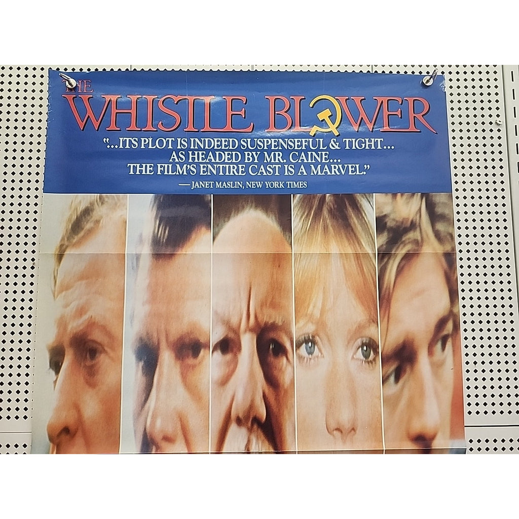 1987 Whistle Blower Home Video Movie Poster 26X40 Rolled 1 Sheet Michael Caine