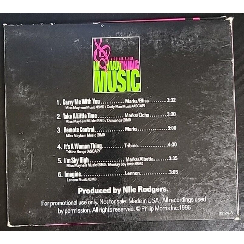 Virginia Slims Woman Thing Music - Martha Byrne - Volume 1 Pop - CD