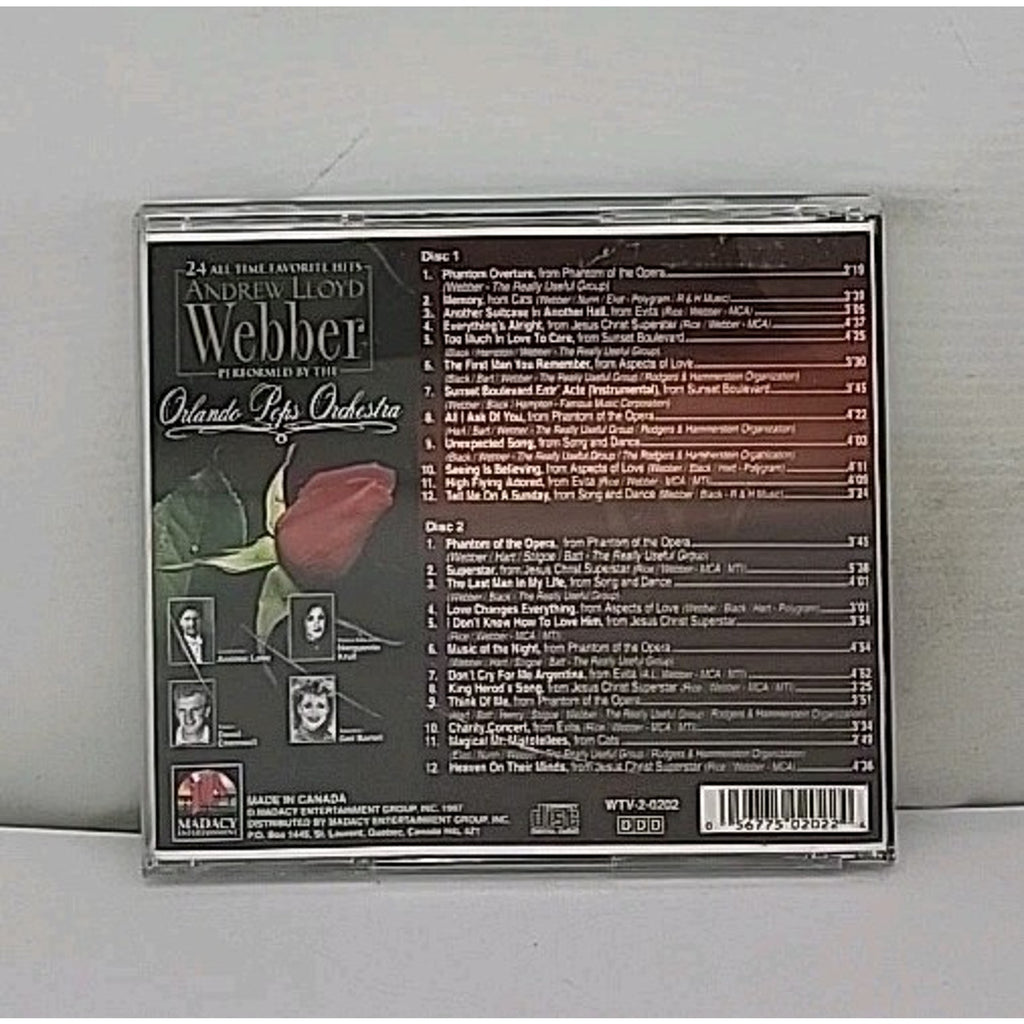 Andrew Lloyd Webber 24 Hits Orlando Pops Orchestra 2 CD Set