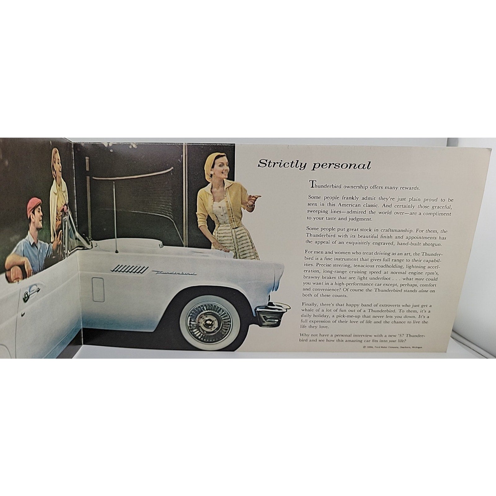 The '57 Ford Thunderbird Sales Brochure