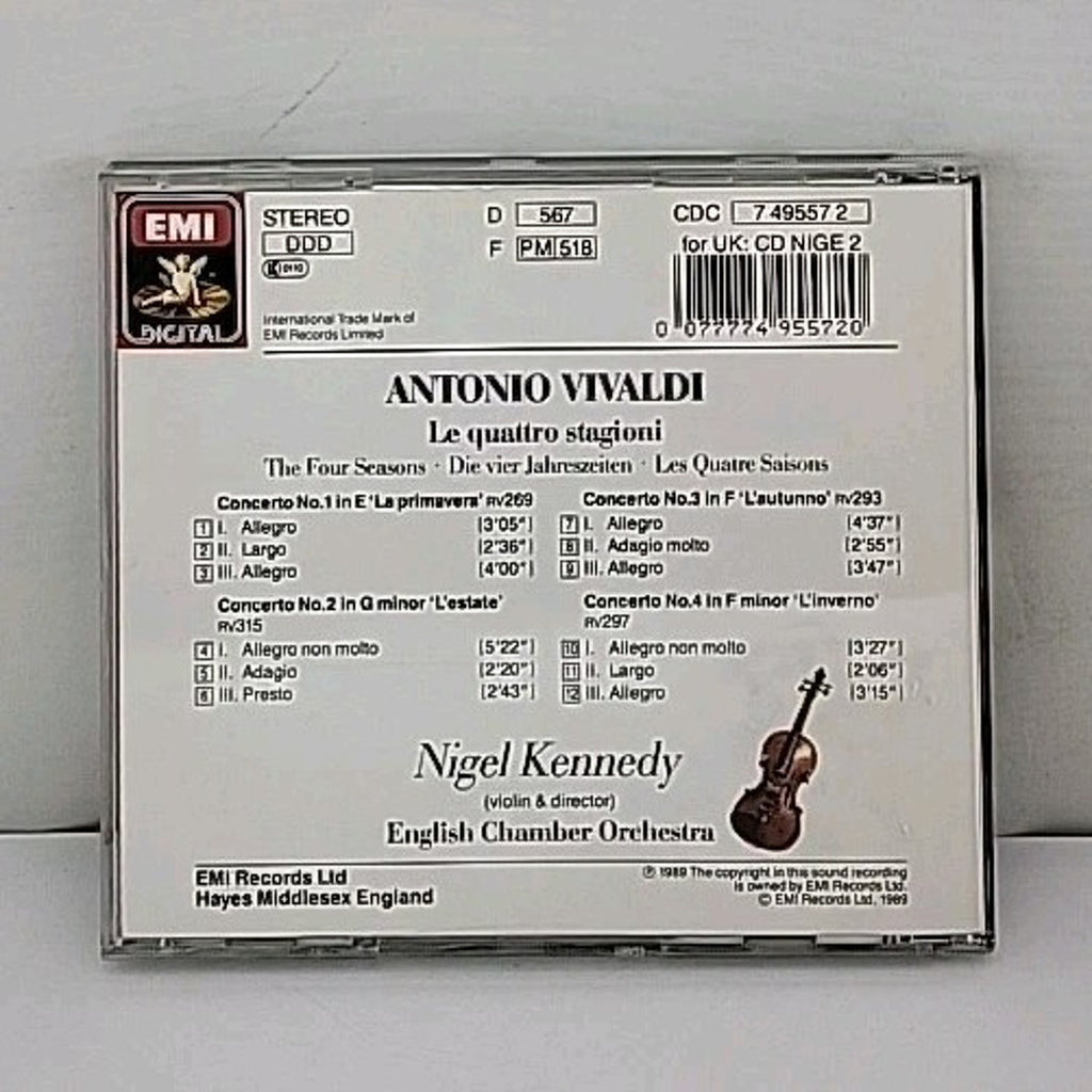 Vivaldi - Four Seasons CD 1989 Nigel Kennedy EMI Digital Classical