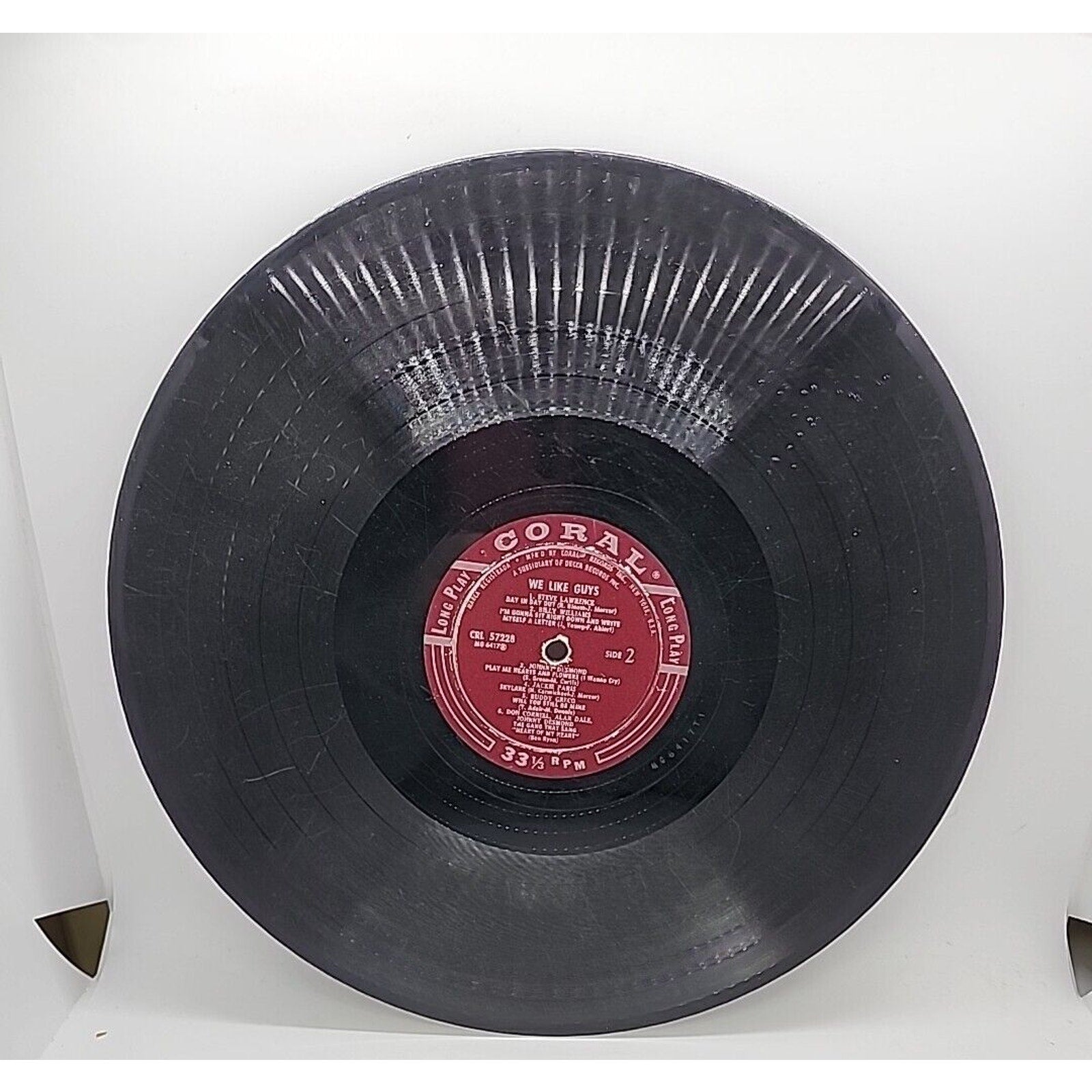 We Like Guys! Coral Steve Lawrence Billy Williams (Record)