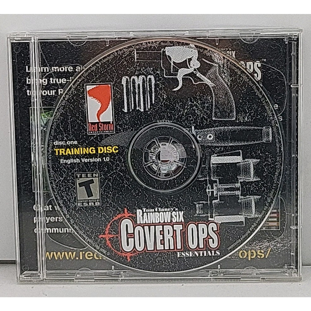 Rainbow Six Covert Ops Essentials Game PC 2000 Tom Clancy Additional Intel DISC