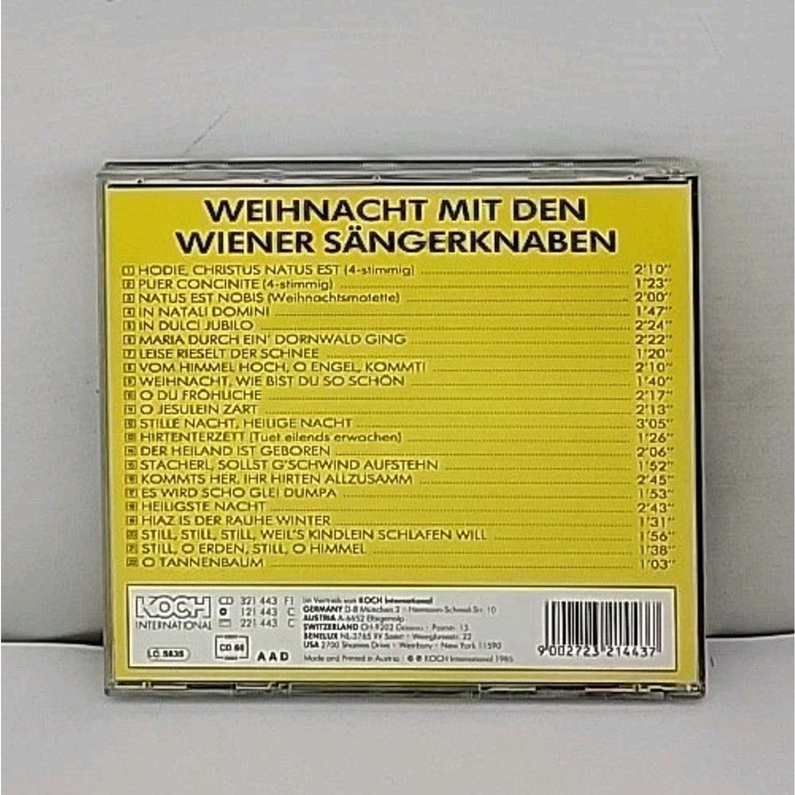 Weihnacht Mit Den - Wiener Sangerknaben CD