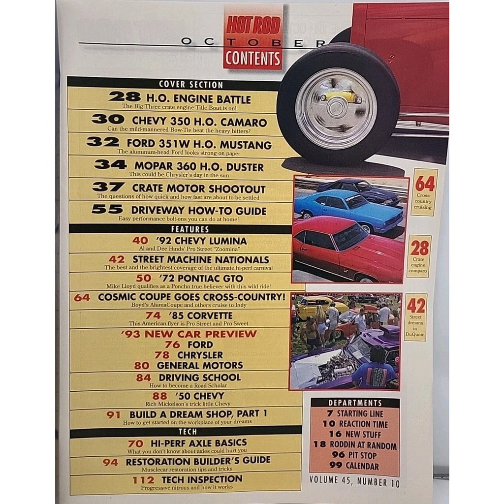 Hot Rod Magazine October 1992