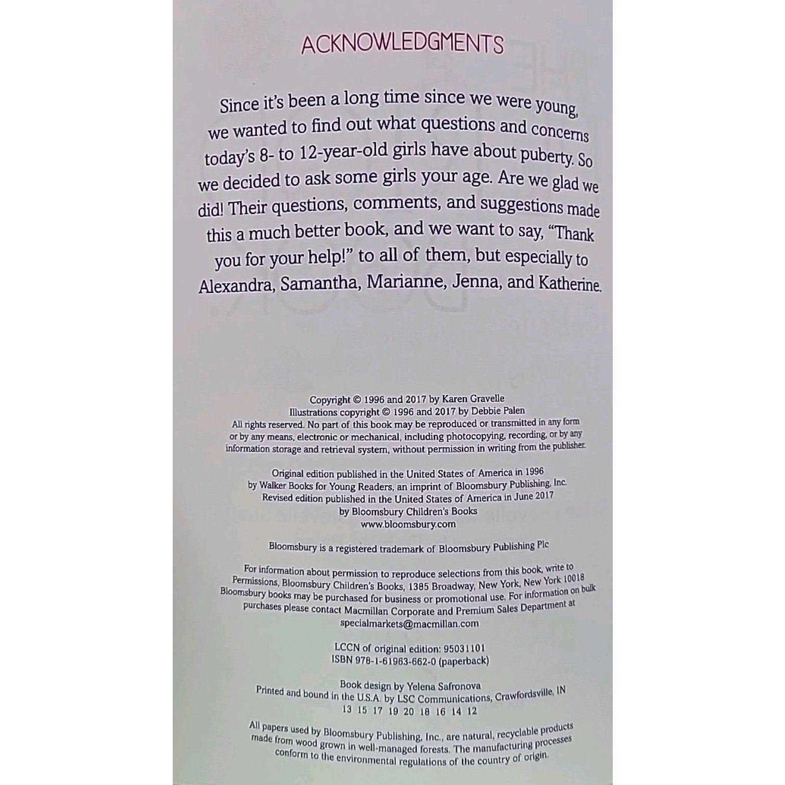 Period Book : A Girl's Guide to Growing Up by Jennifer Gravelle and Karen...