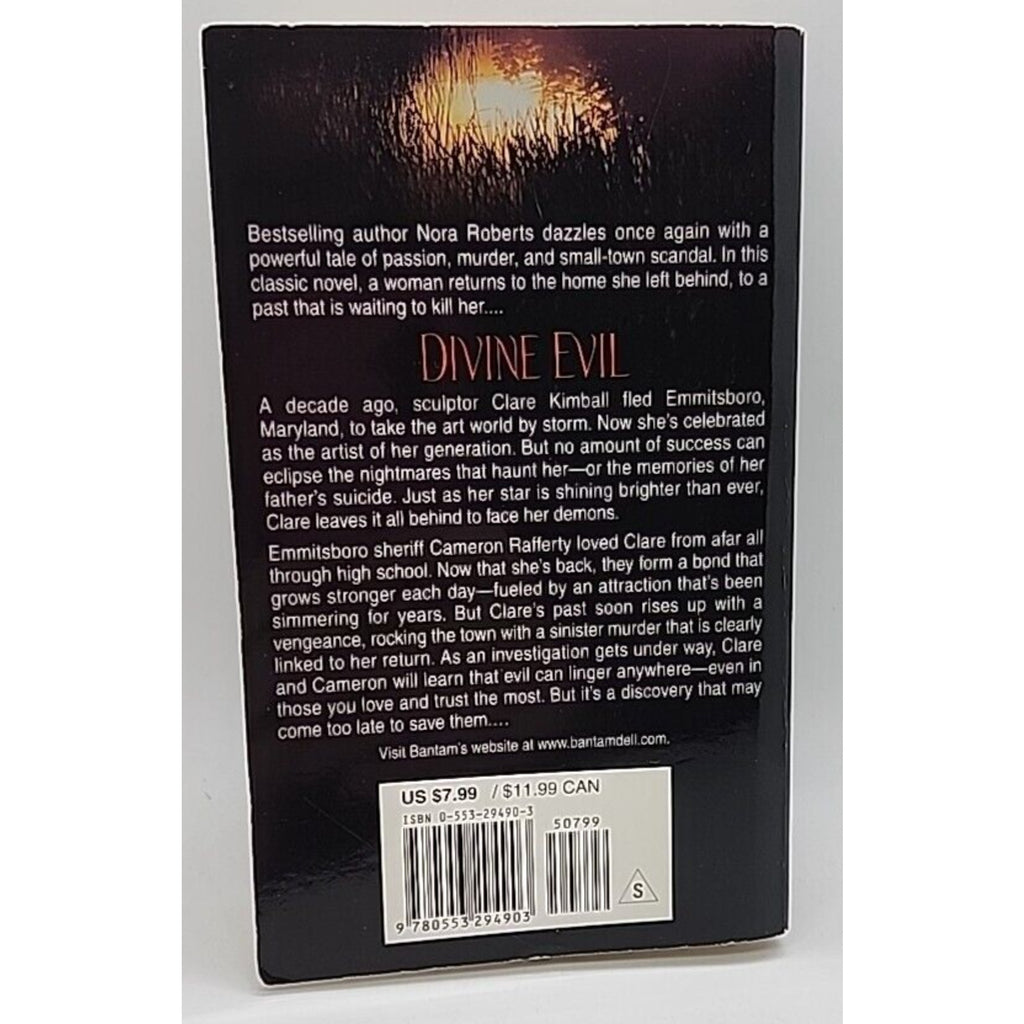 Divine Evil : A Novel by Nora Roberts (1992, Mass Market)