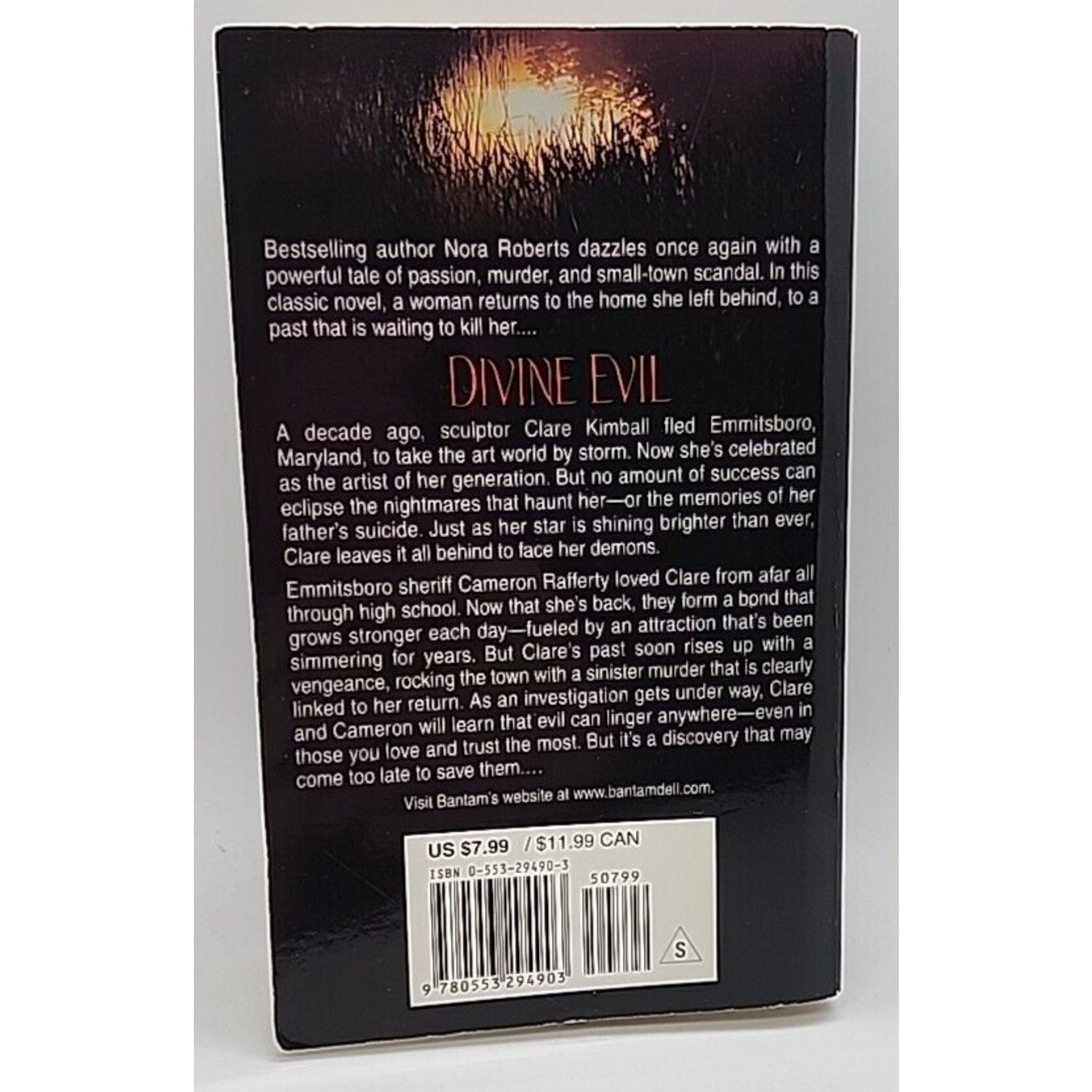 Divine Evil : A Novel by Nora Roberts (1992, Mass Market)