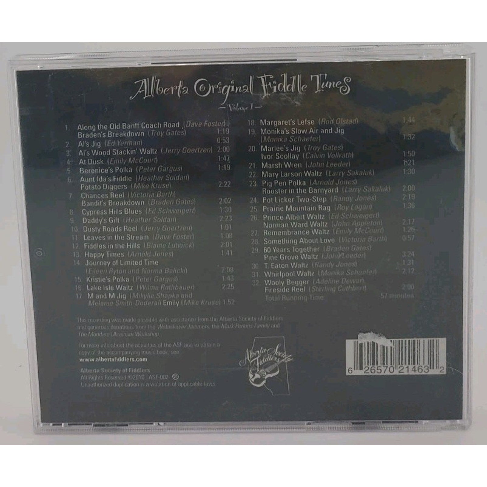 Alberta Original Fiddle Tunes Volume 1 (CD)
