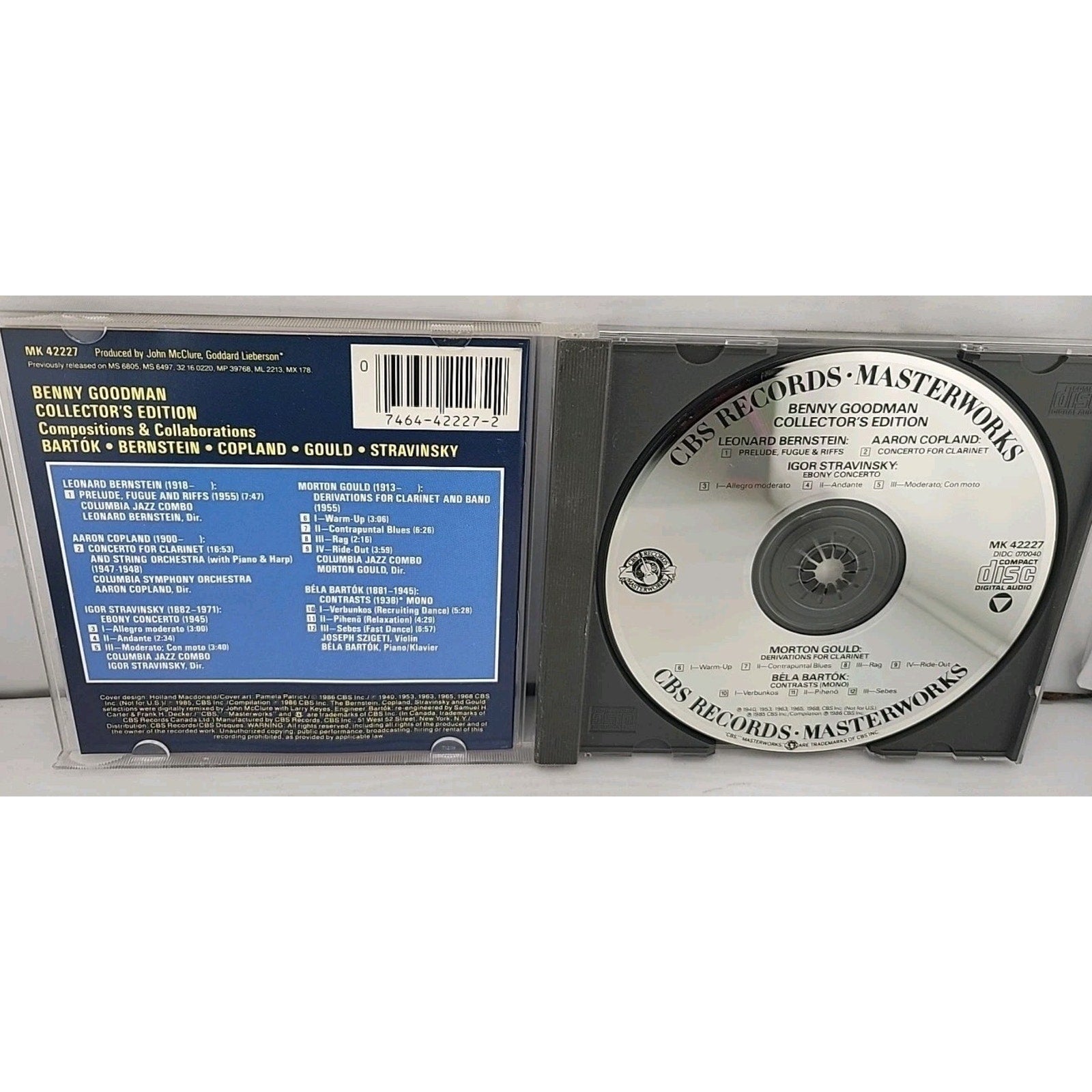 Benny Goodman Collector's Edition by Benny Goodman (CD, CBS Masterworks)