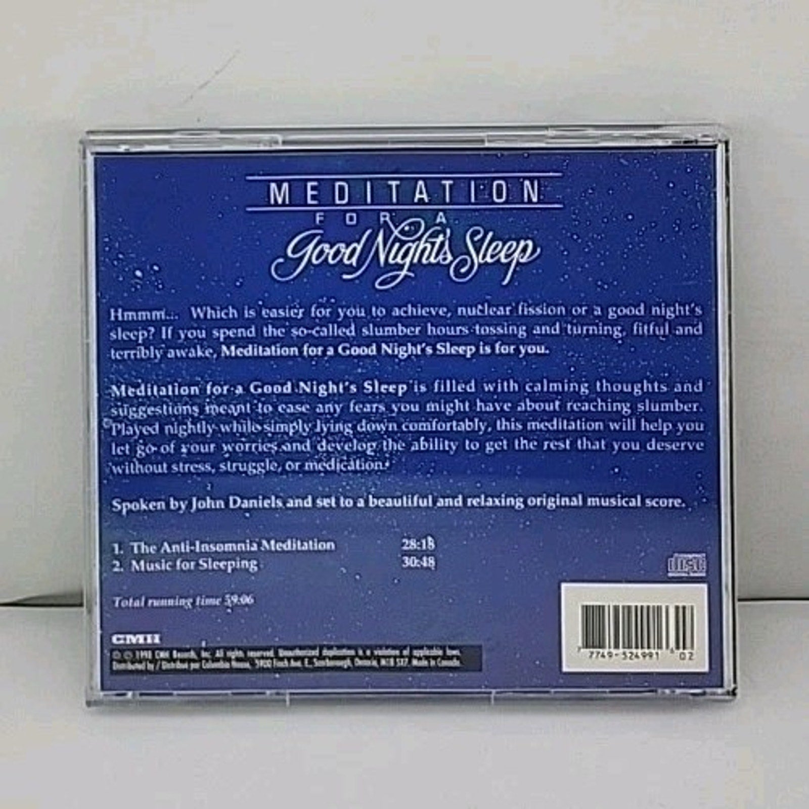 Meditation For A Good Night's Sleep (CD)