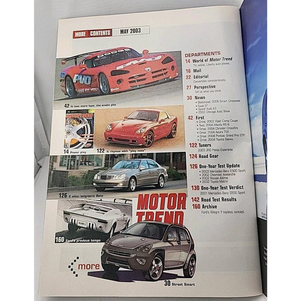 Motor Trend Magazine May 2003