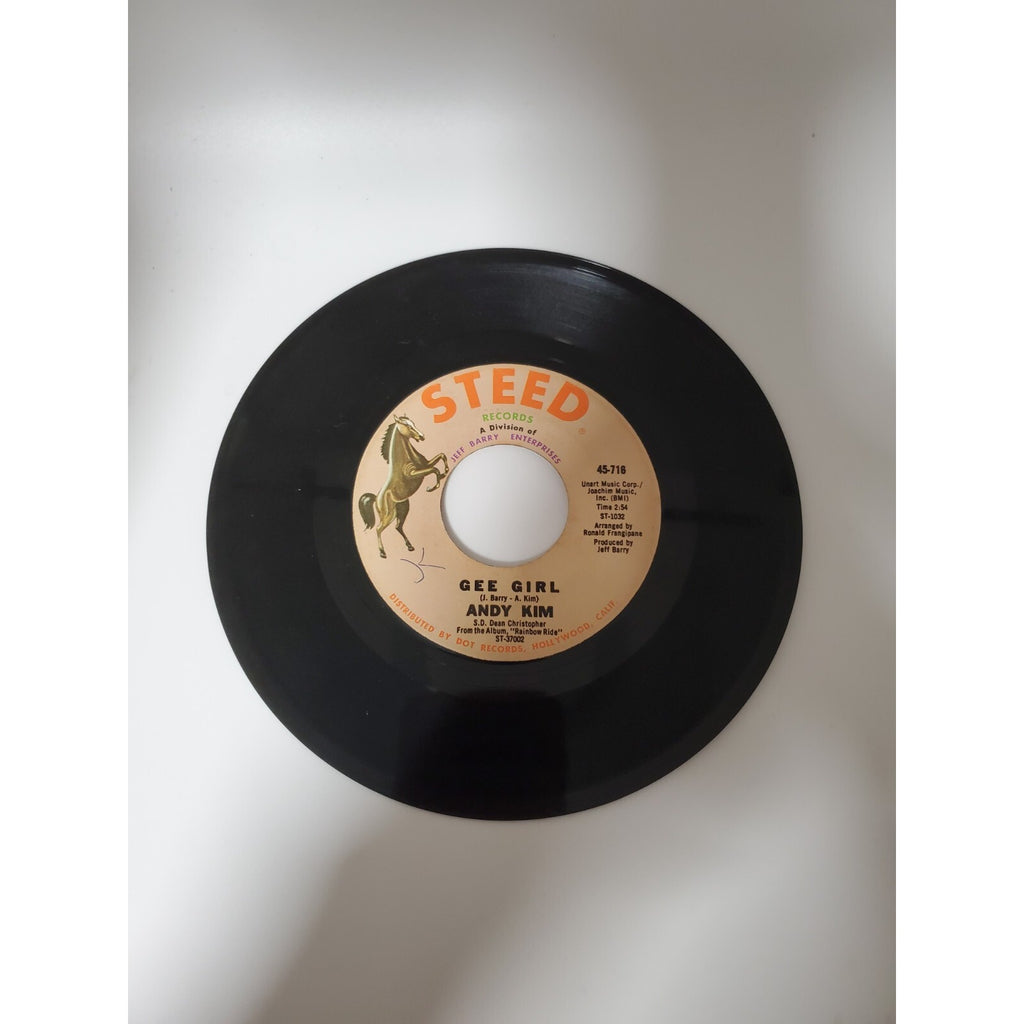 Andy Kim - Gee Girl - 45RPM Record - Singles