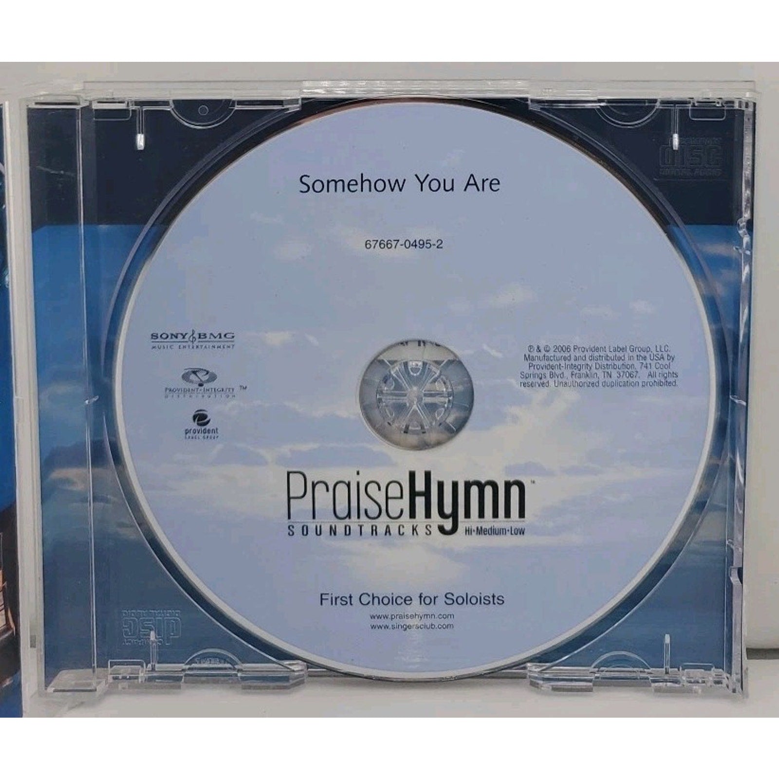 Praisehymn Soundtracks Somehow You Are CD