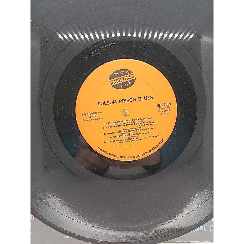 Johnny Cash Flatt & Scruggs Folsom Prison Blues Record Nashville 2059