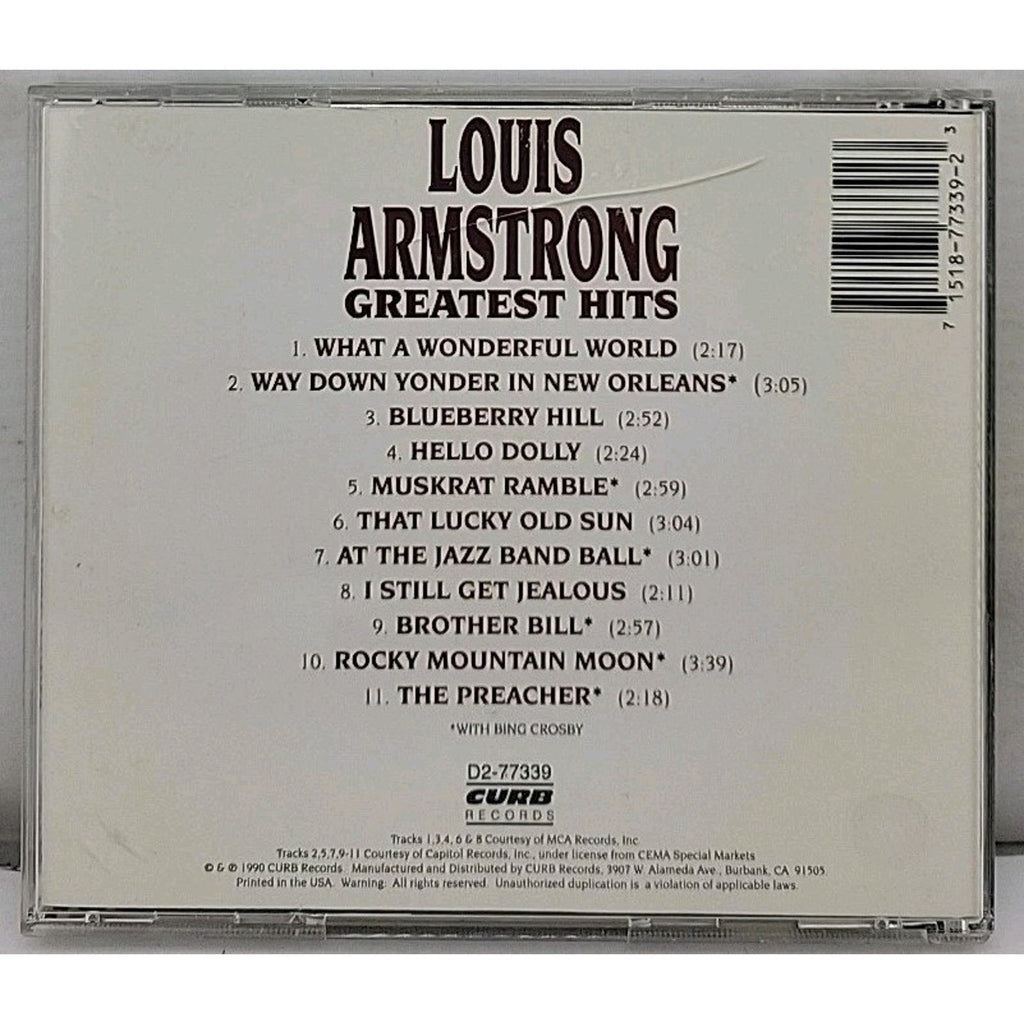 Greatest Hits by Armstrong, Louis (CD, 2023)