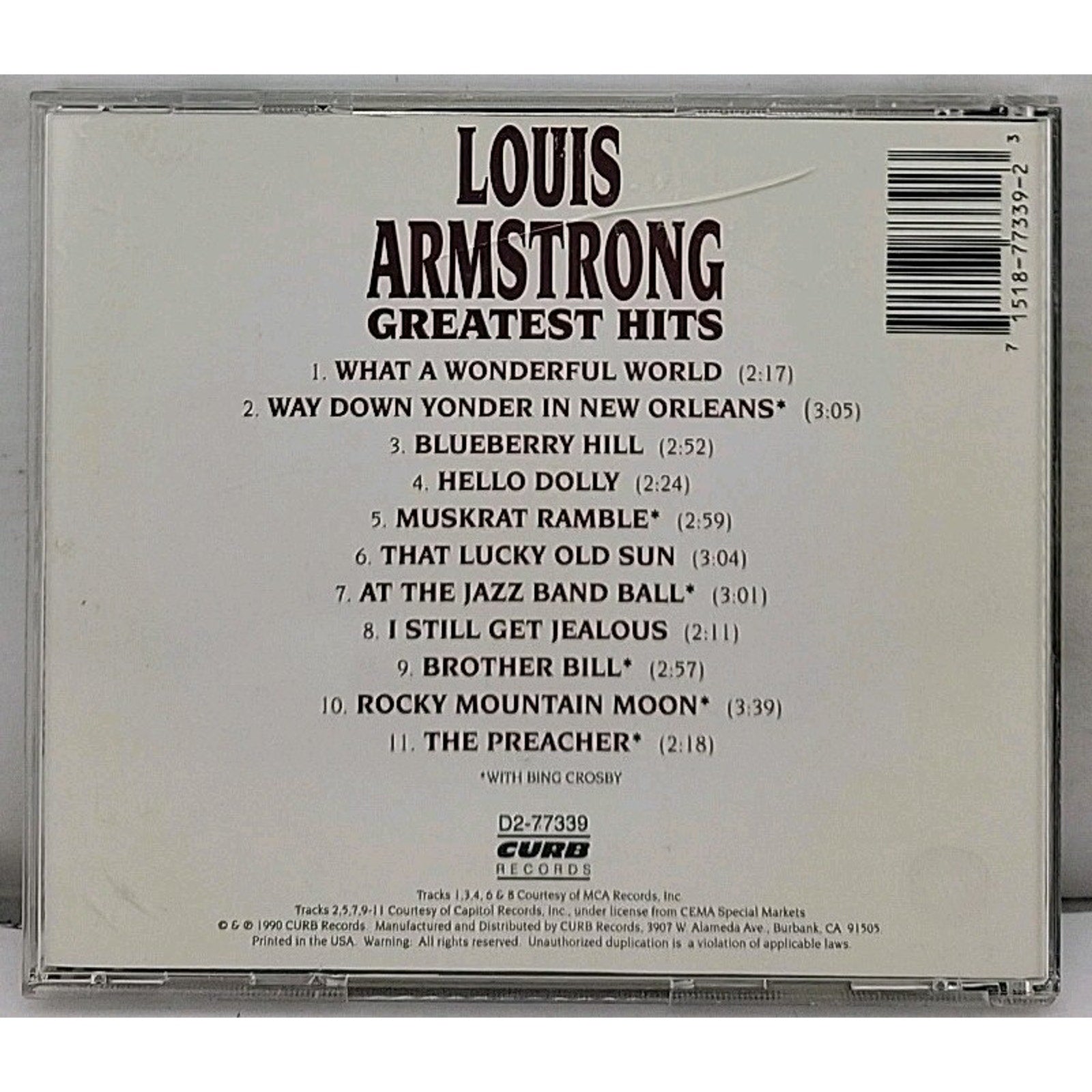 Greatest Hits by Armstrong, Louis (CD, 2023)