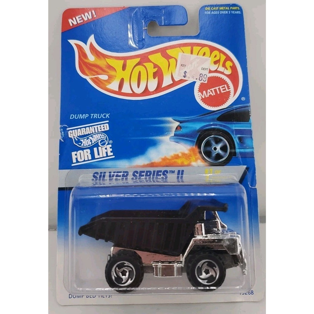 Hot Wheels 1996 Dump Truck 1/4, Chrome, Silver Series 2, #420