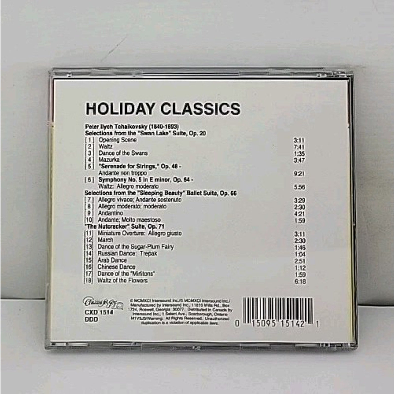 Holiday Classics Classics For Joy CD Digital Christmas Classical Various Artists