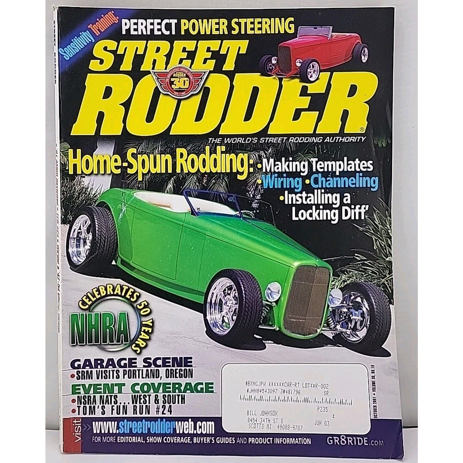 Street Rodder Magazine - October 2001 - Vol. 30 No. 10