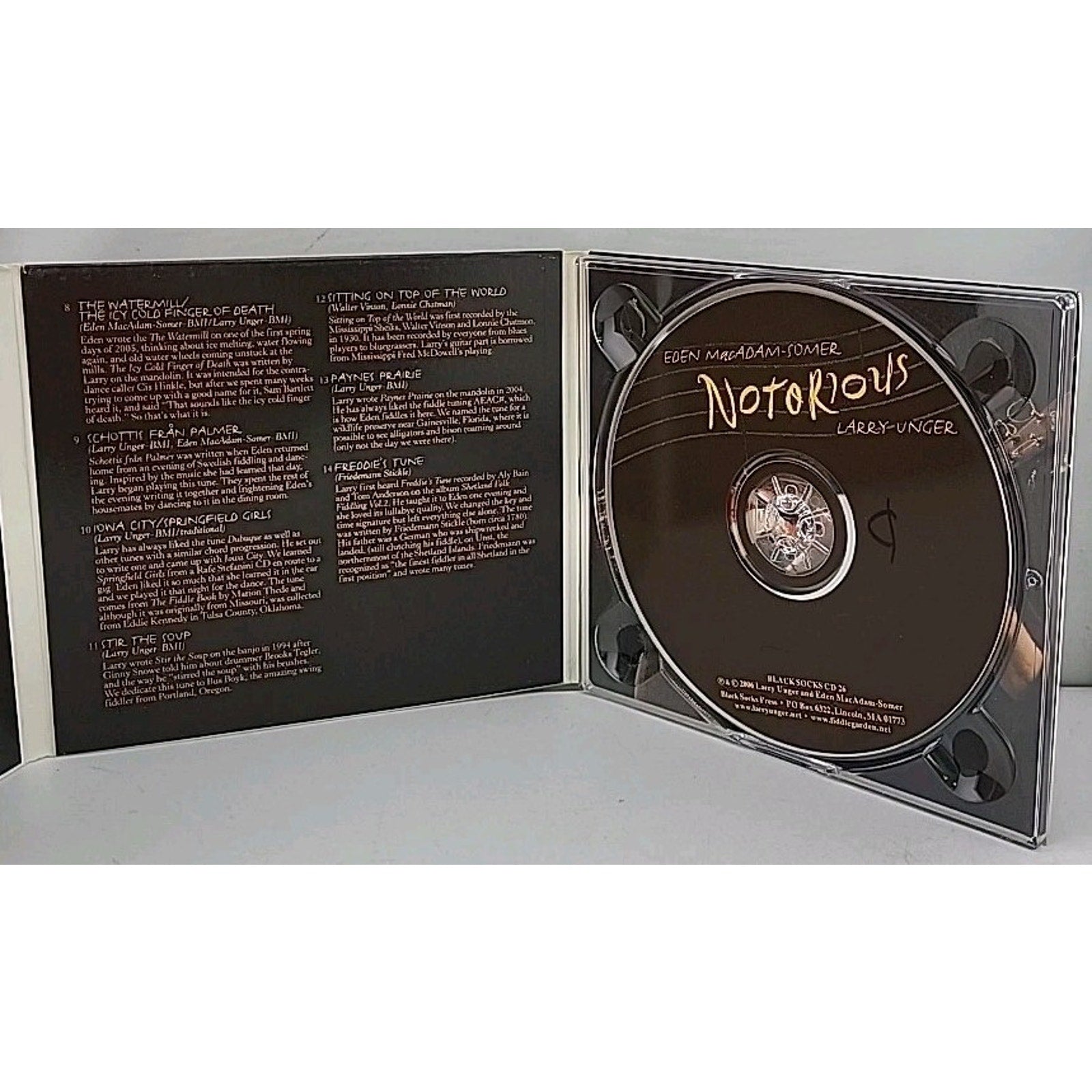 Notorious by Eden Macadam-Somer (CD, 2006)