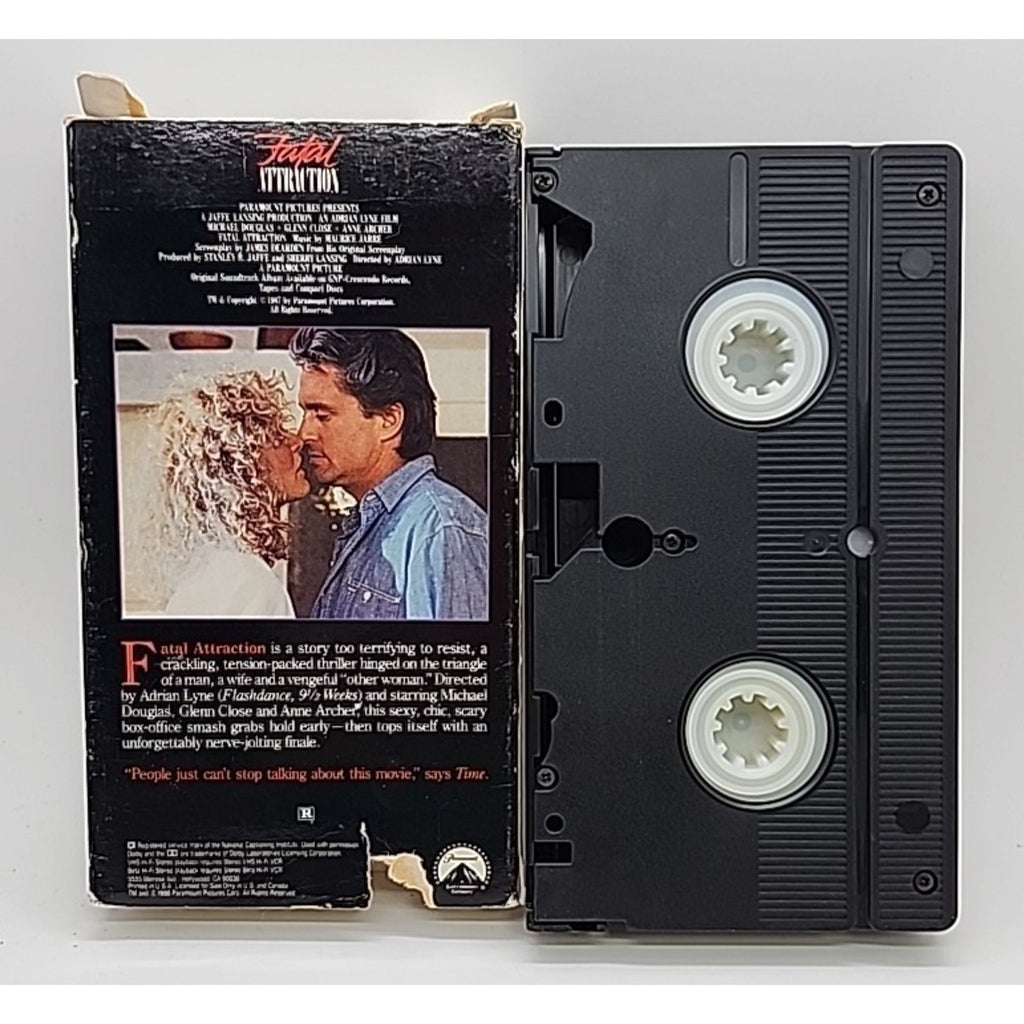 Fatal Attraction (VHS) White Top