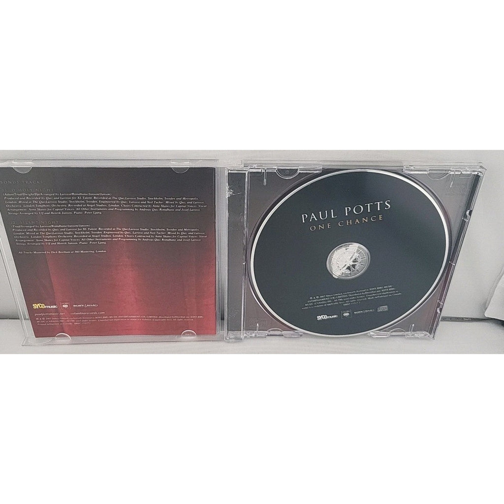 One Chance by Paul Potts (CD, 2007)