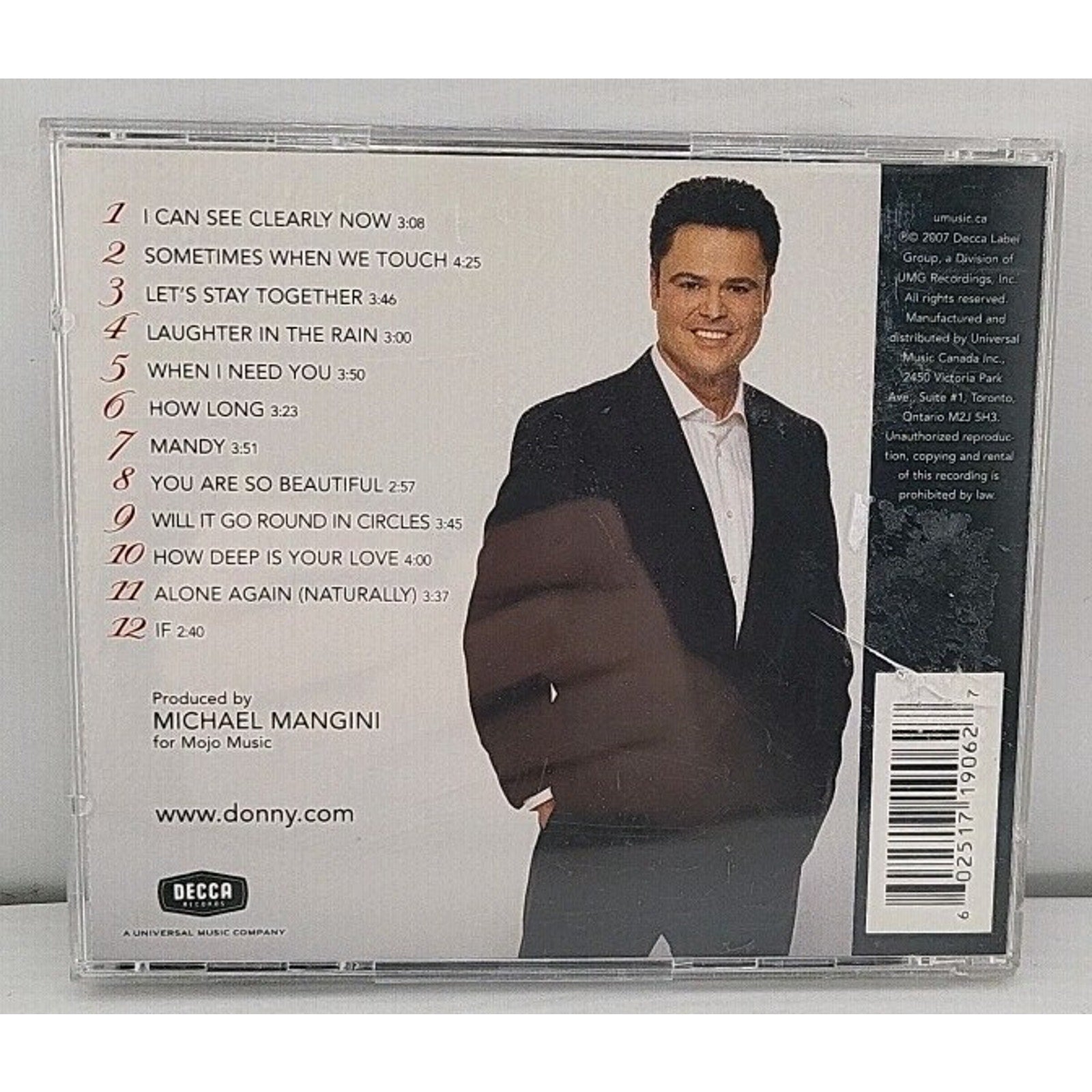 Love Songs of the 70's by Donny Osmond (CD, 2007)