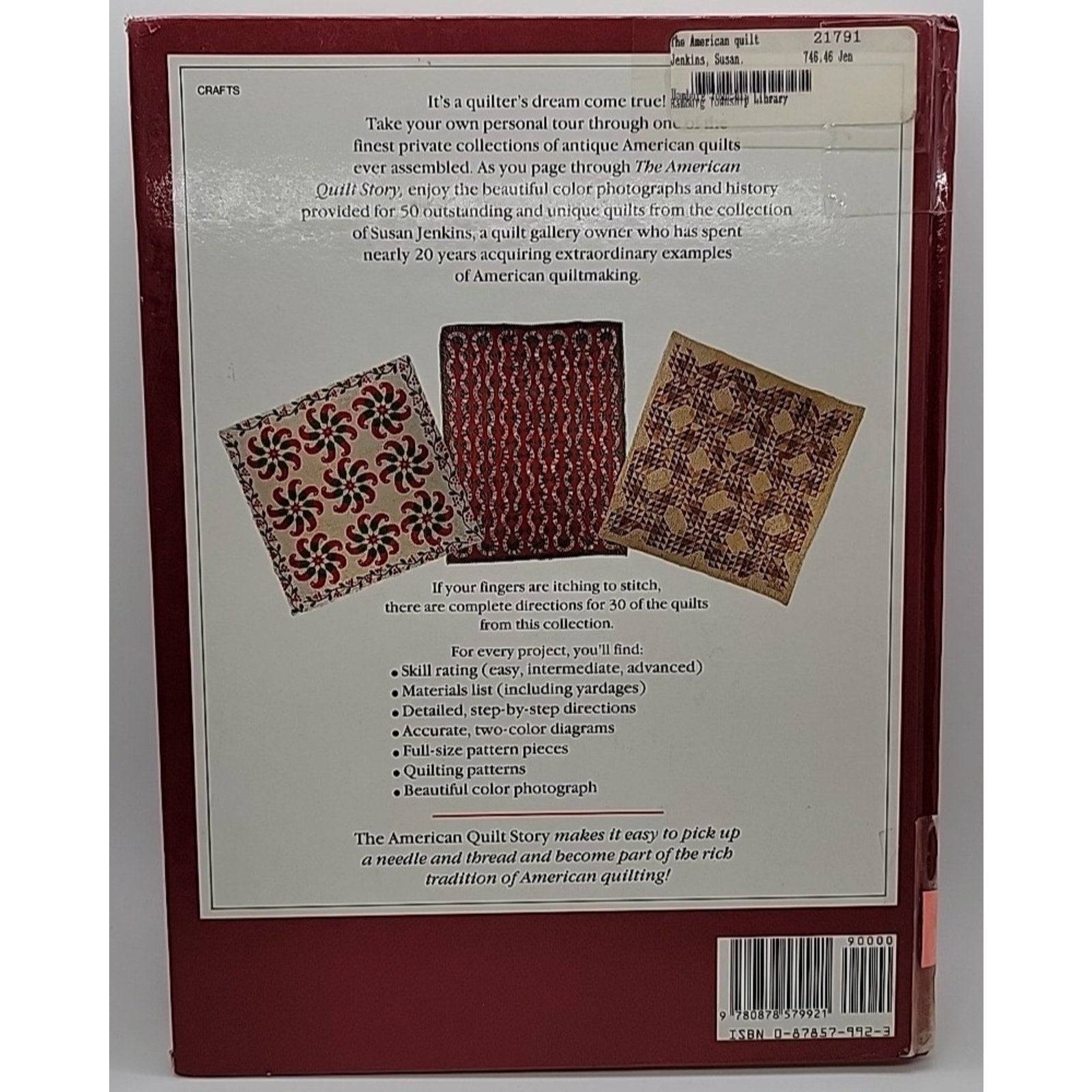 American Quilt Story : The How-To and Heritage of a Craft Tradition by Susan