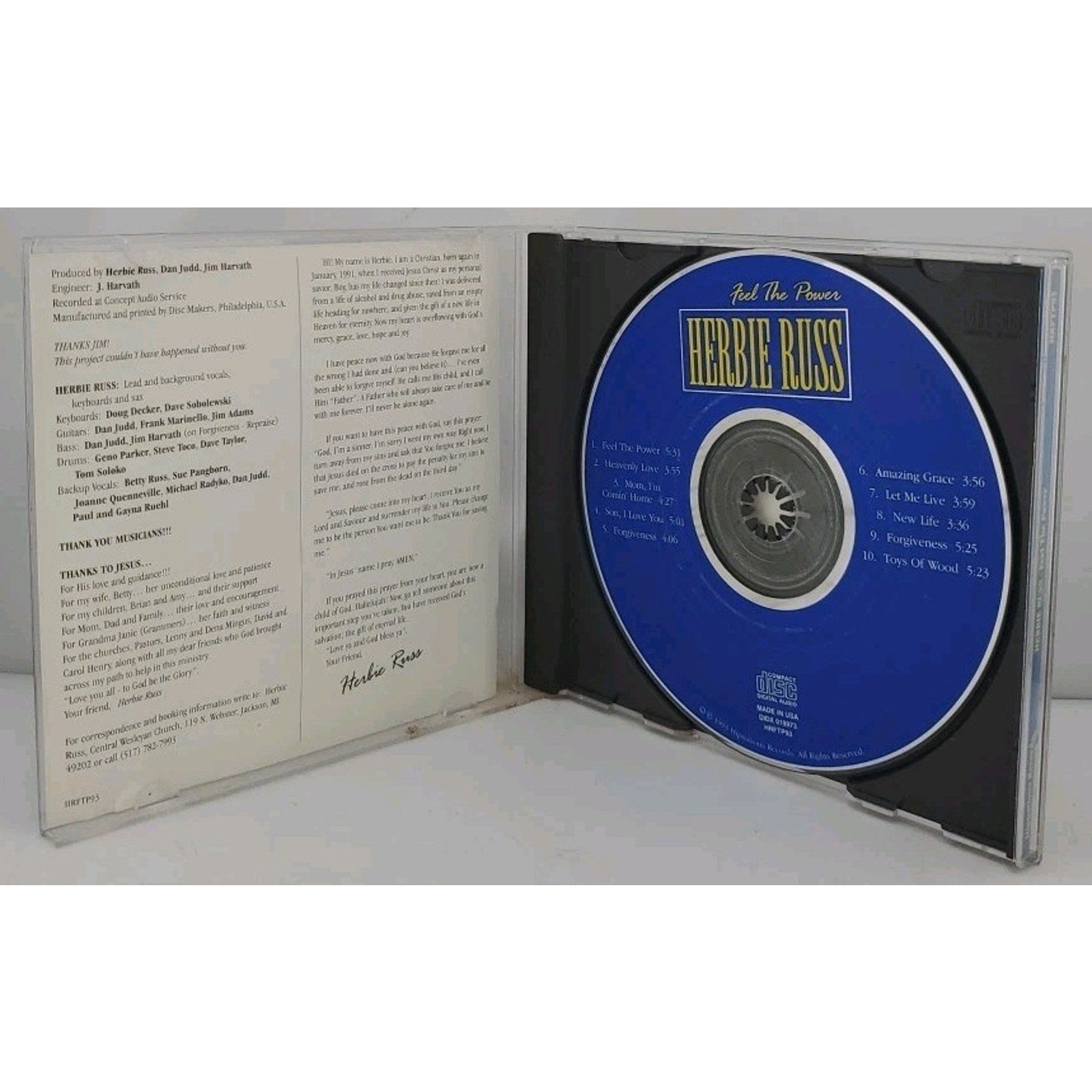 Herbie Russ - Feel The Power CD