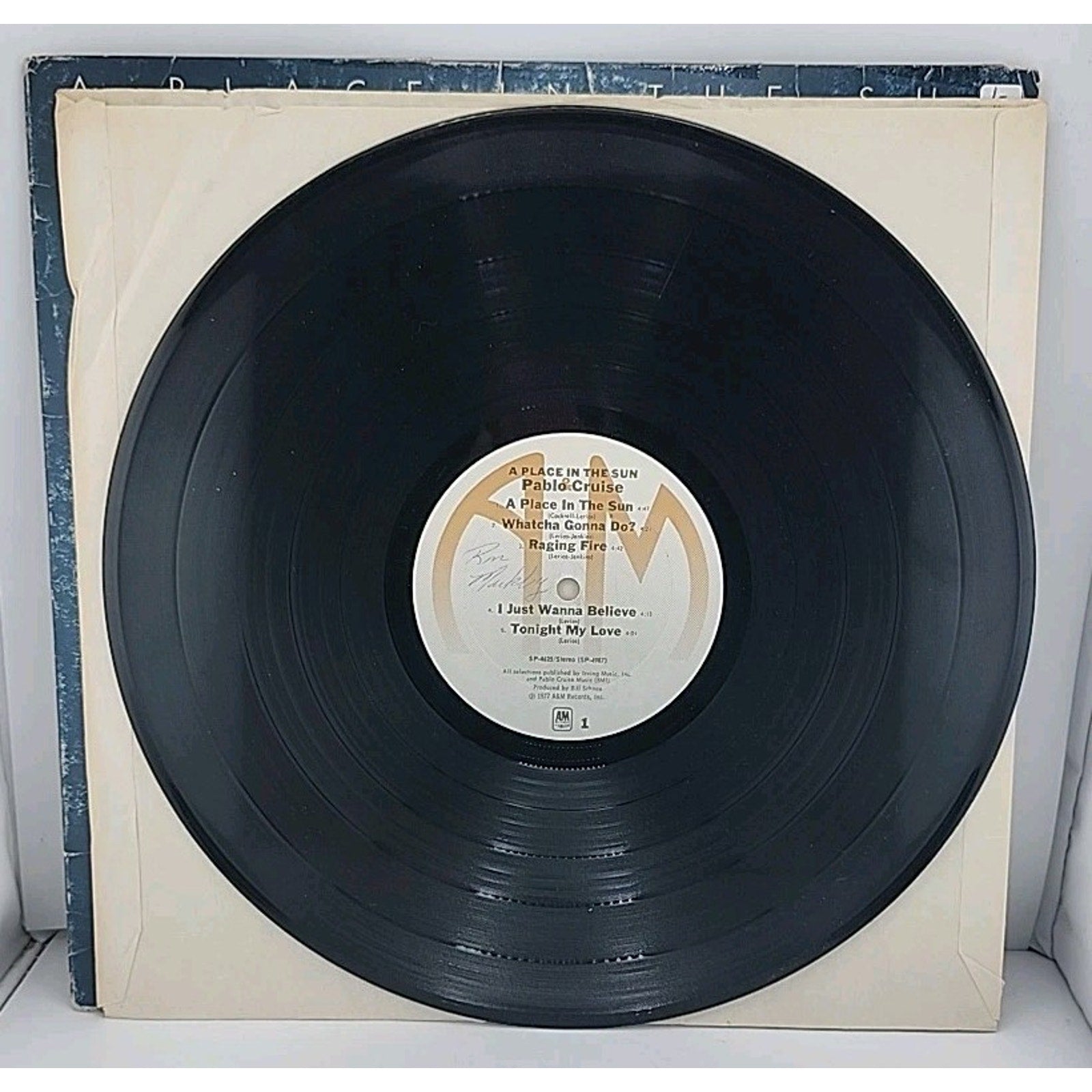 Pablo Cruise Vinyl Record Titled "A Place in the Sun" Released 1977 Rock Band
