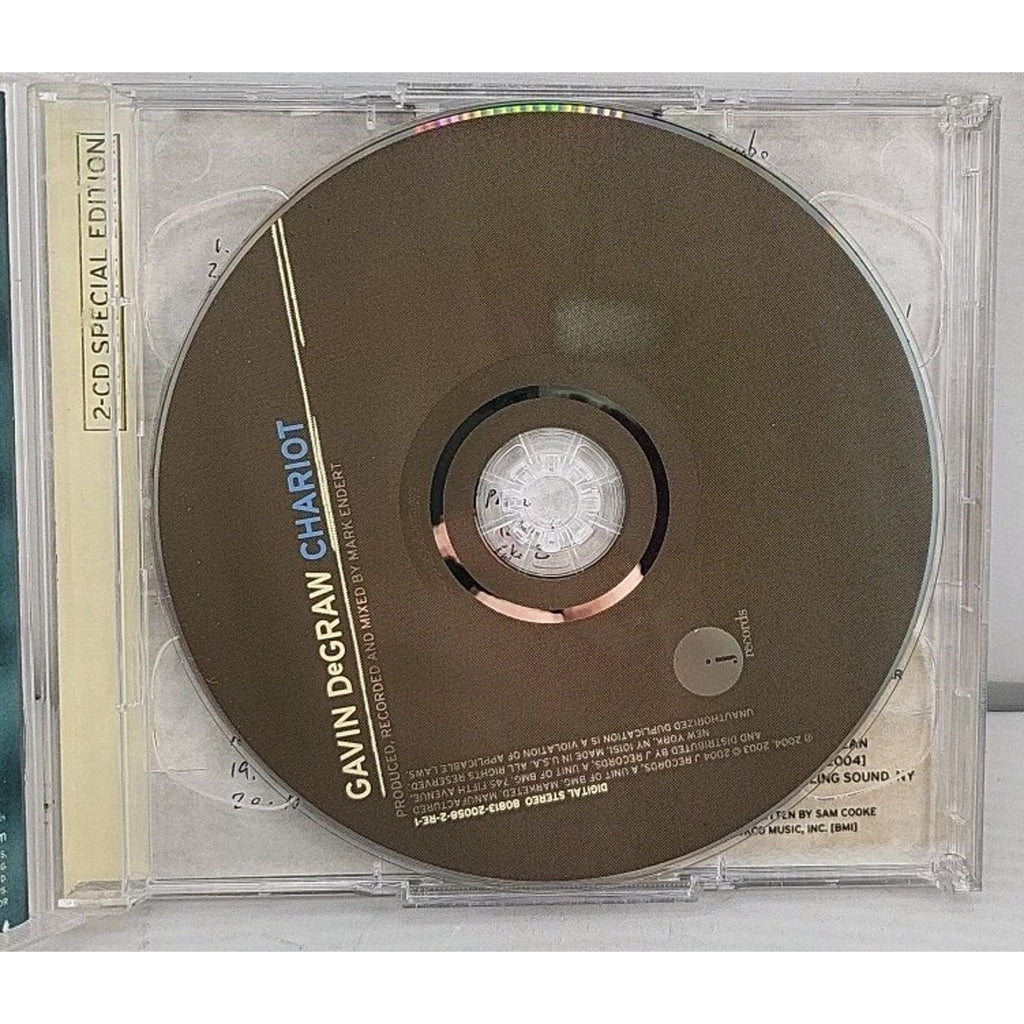 Chariot [Chariot + Chariot Stripped] by Gavin DeGraw (CD, Jul-2004, 2 Discs,...