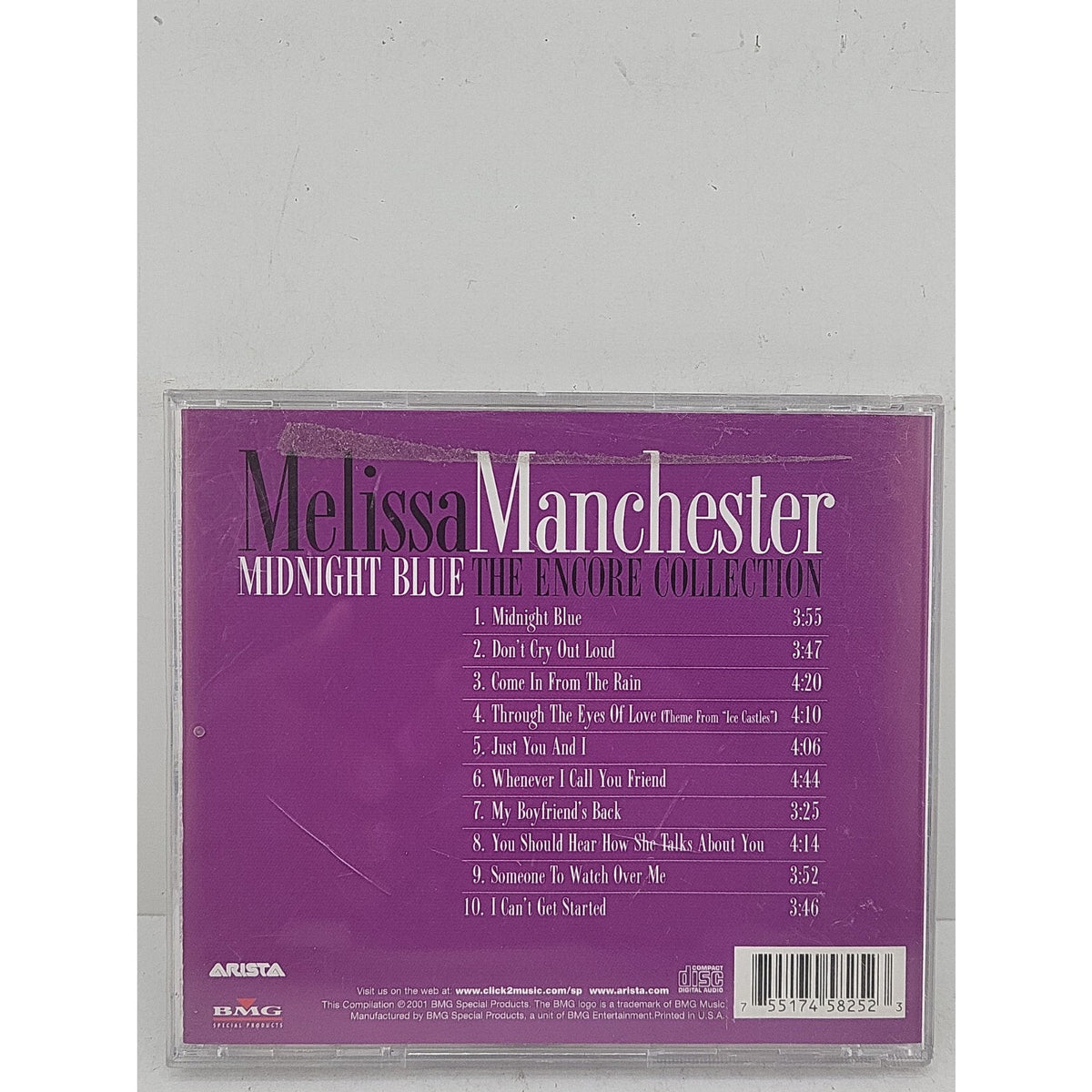 Midnight Blue-Encore Collection by Melissa Manchester (CD, 2001)