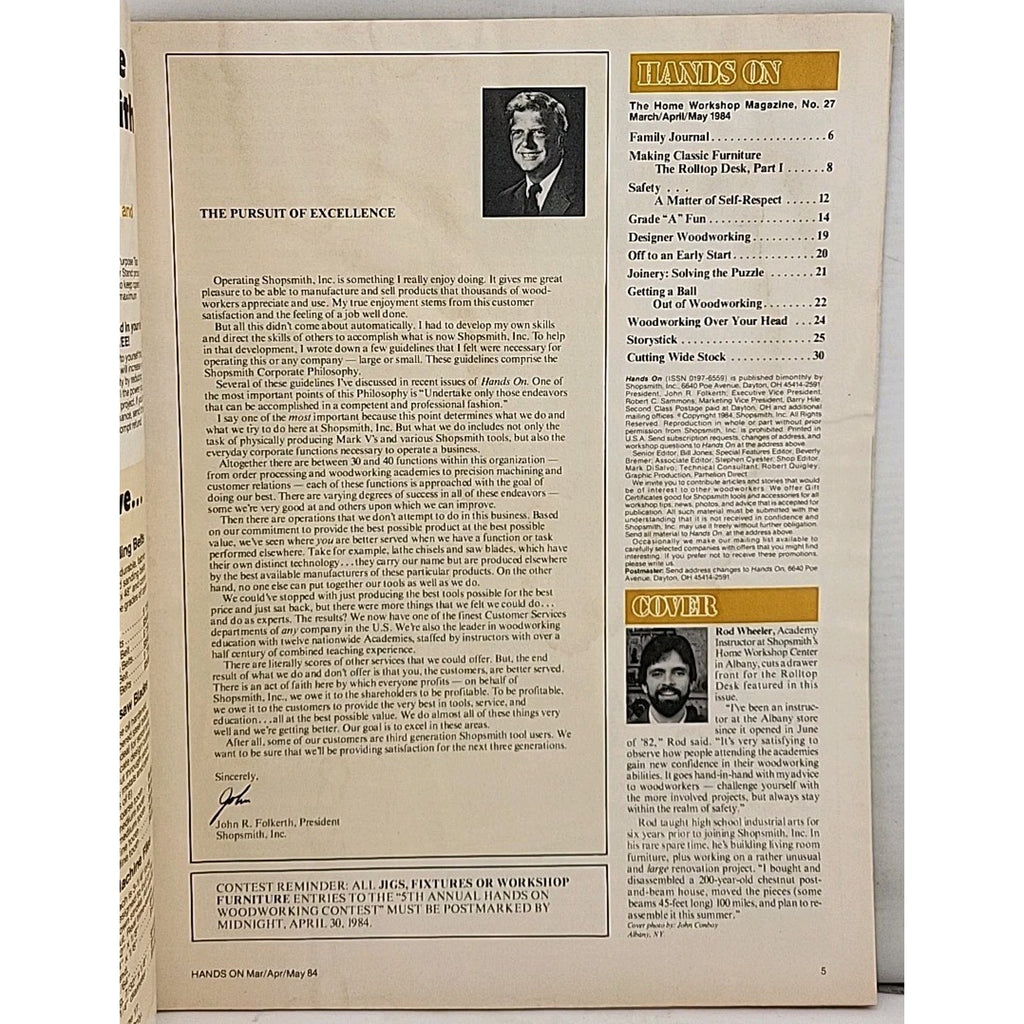 Hands On: The Home Workshop Magazine - March/April/May 1984 - No. 27