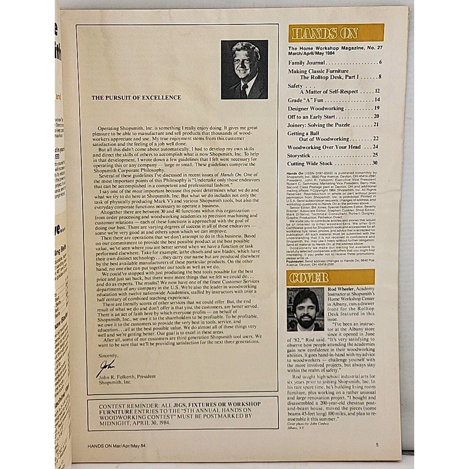 Hands On: The Home Workshop Magazine - March/April/May 1984 - No. 27
