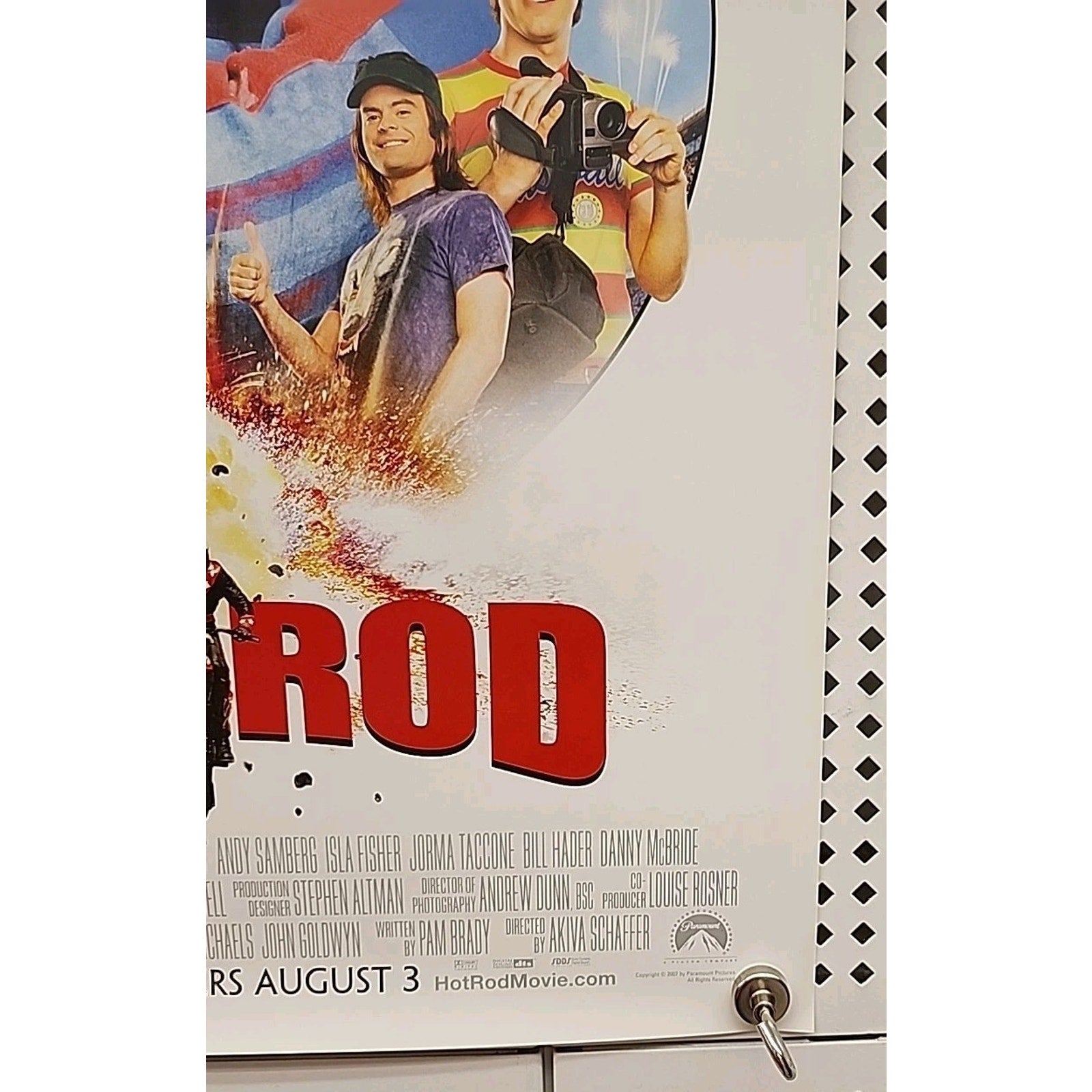 Hot Rod Movie Poster 1 Sided Mini Sheet 13x20 Adam Samberg Isla Fisher