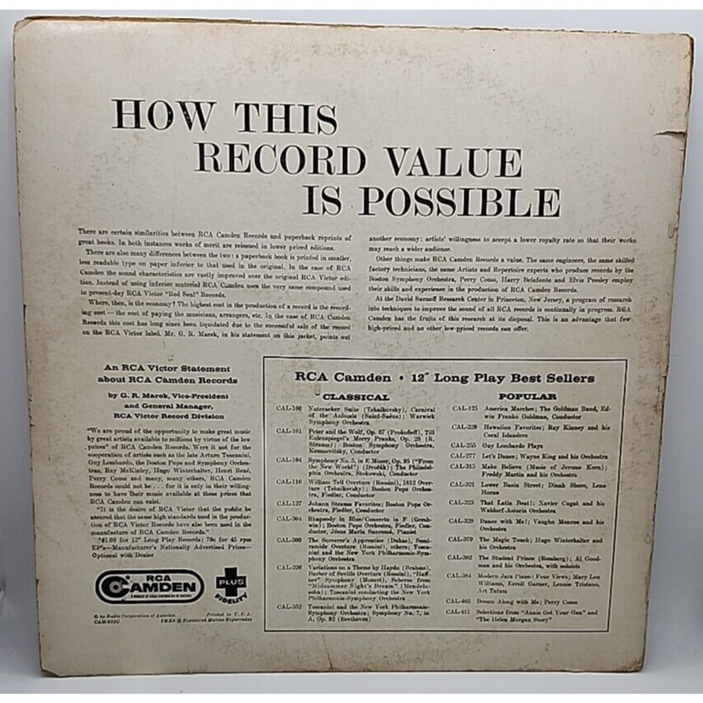 Vaughn Monroe Dance With Me (Record)