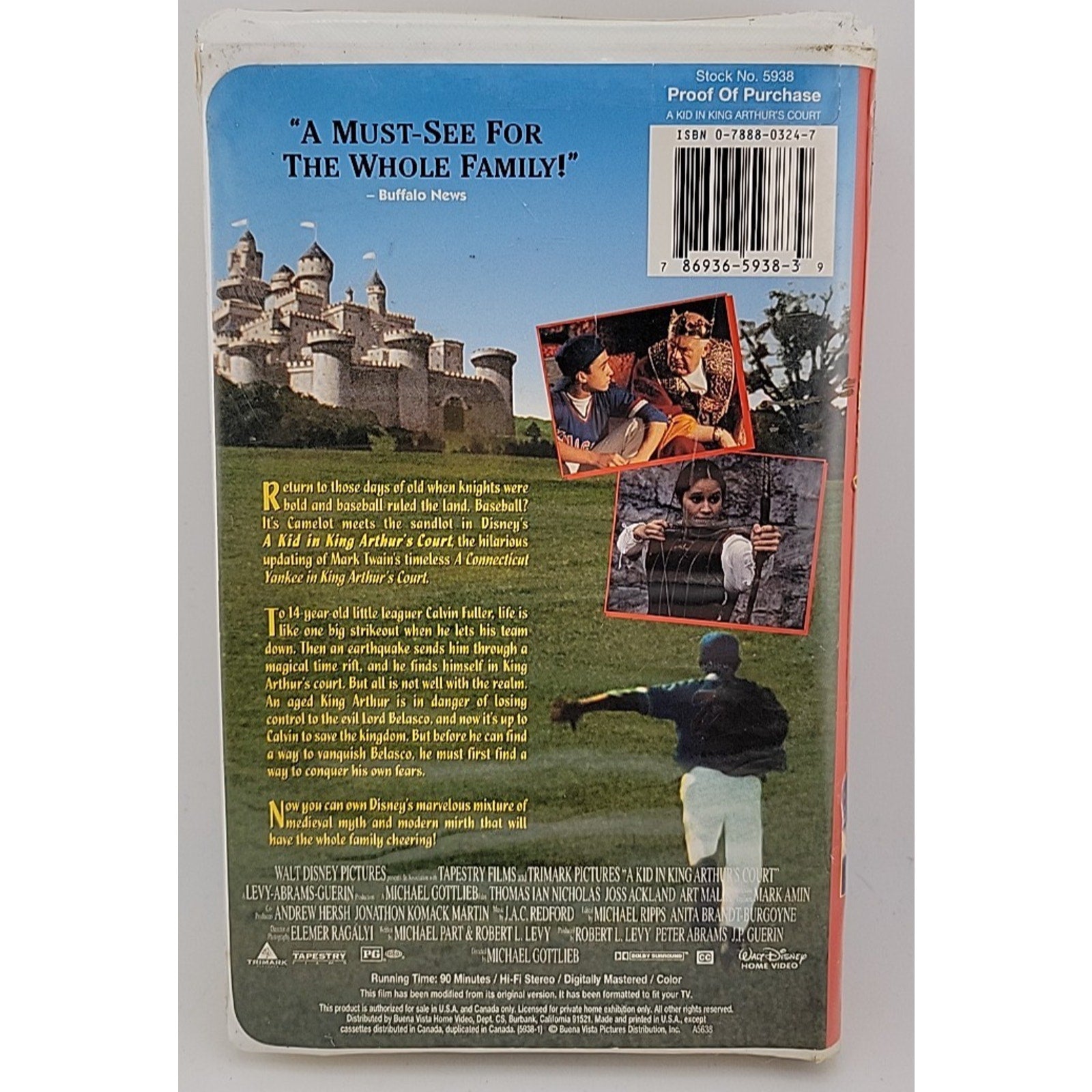 A Kid in King Arthurs Court (VHS, 1996)