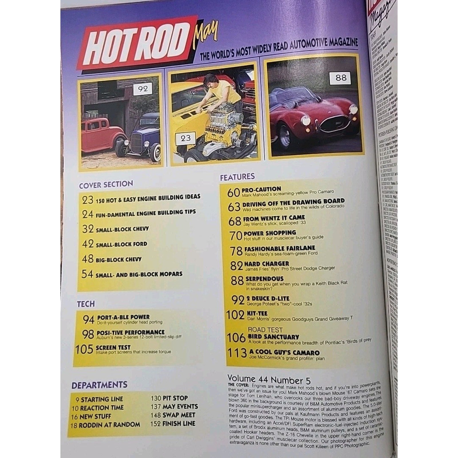 Hot Rod Magazine May 1991