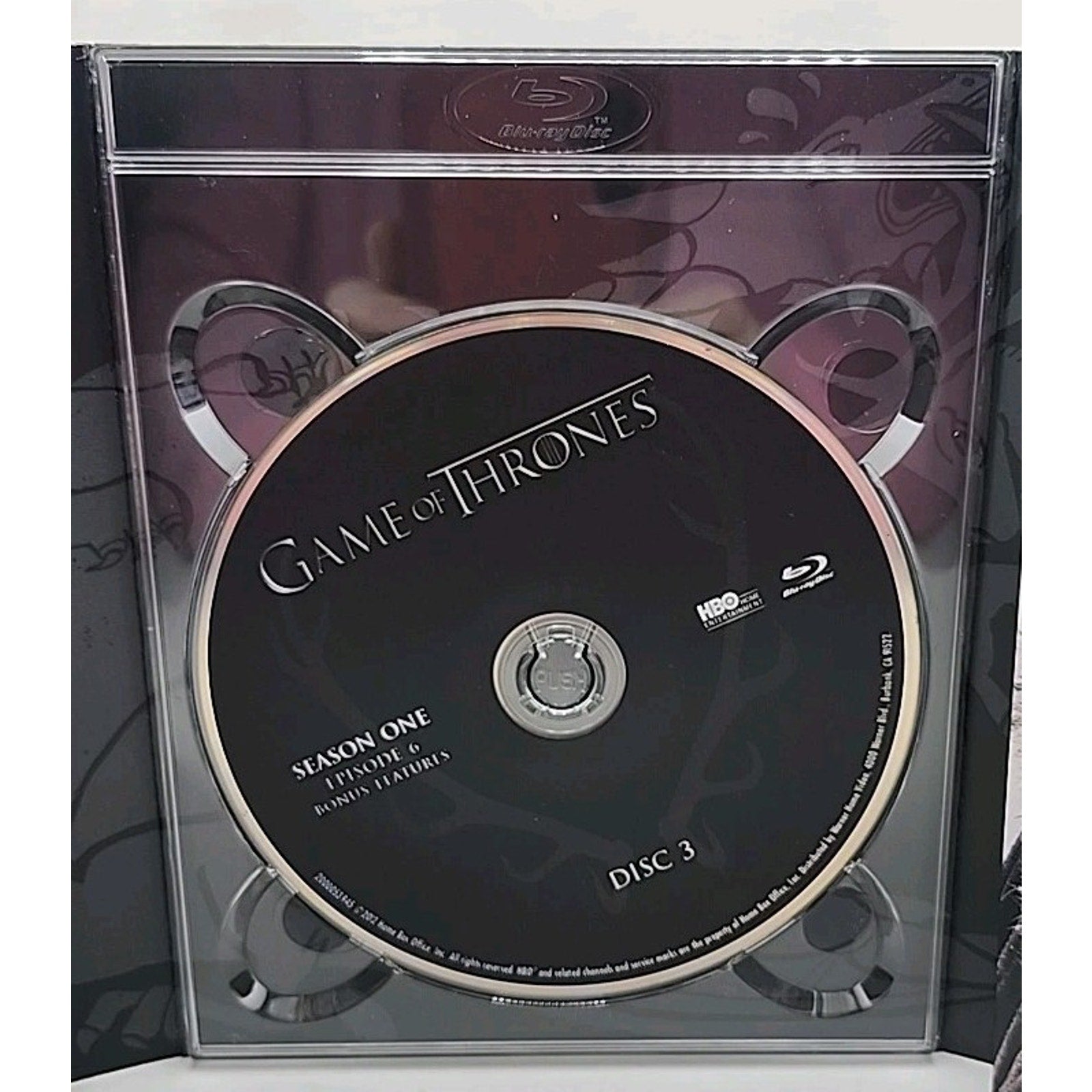 Game of Thrones: The Complete First Season (DVD, 2012, 5-Disc Set) Missing Disc1