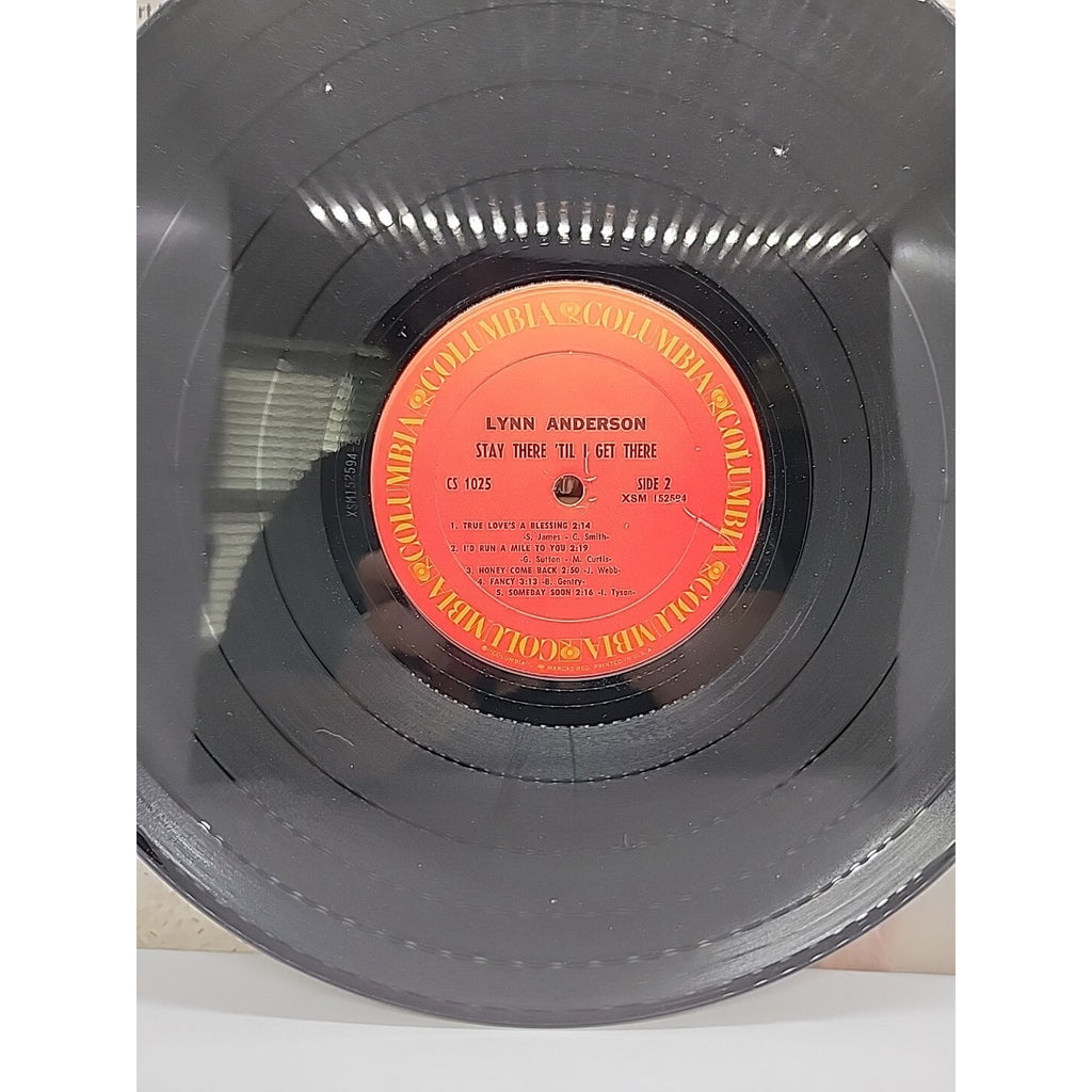 Lynn Anderson Stay There 'Til I Get There LP Record Album Vinyl