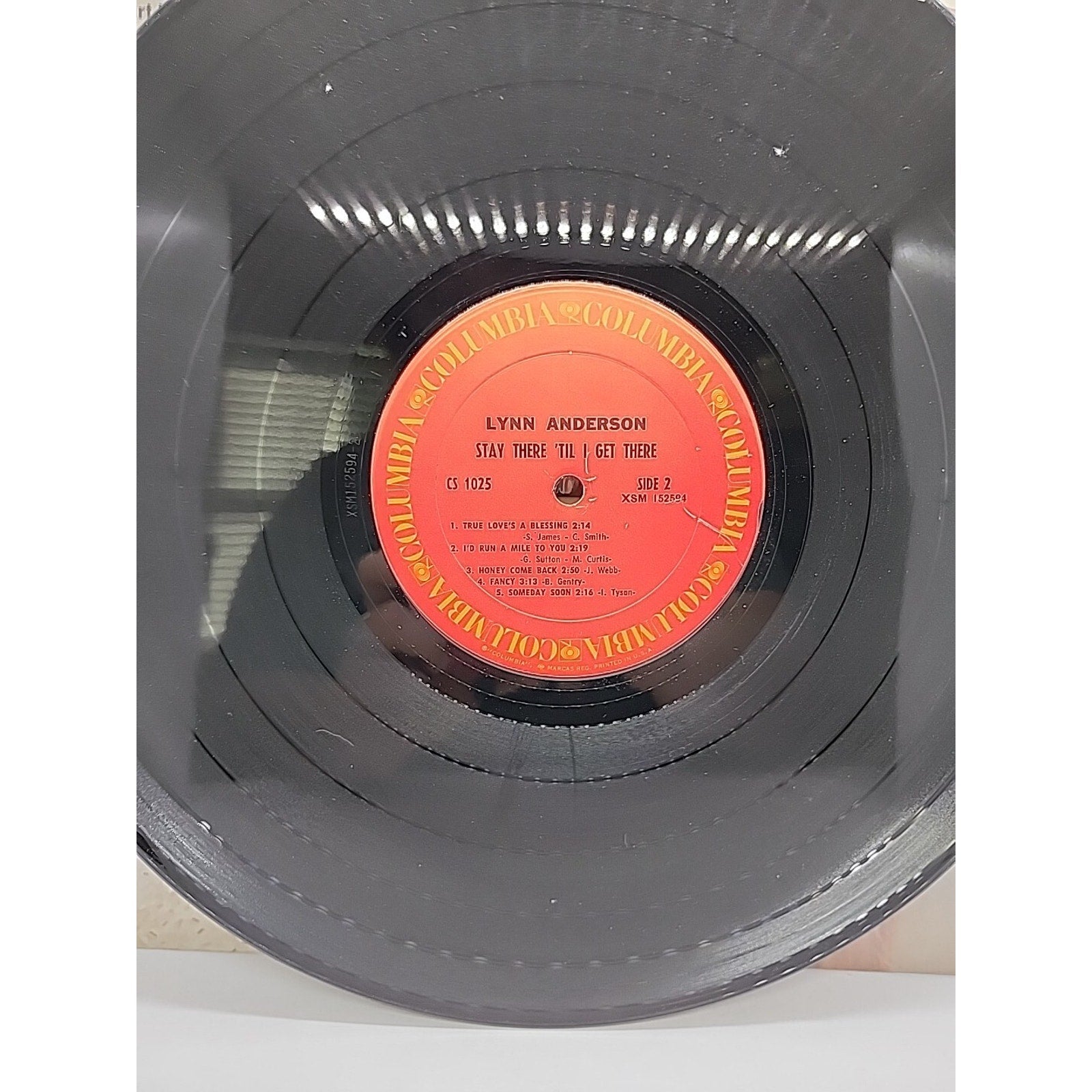 Lynn Anderson Stay There 'Til I Get There LP Record Album Vinyl