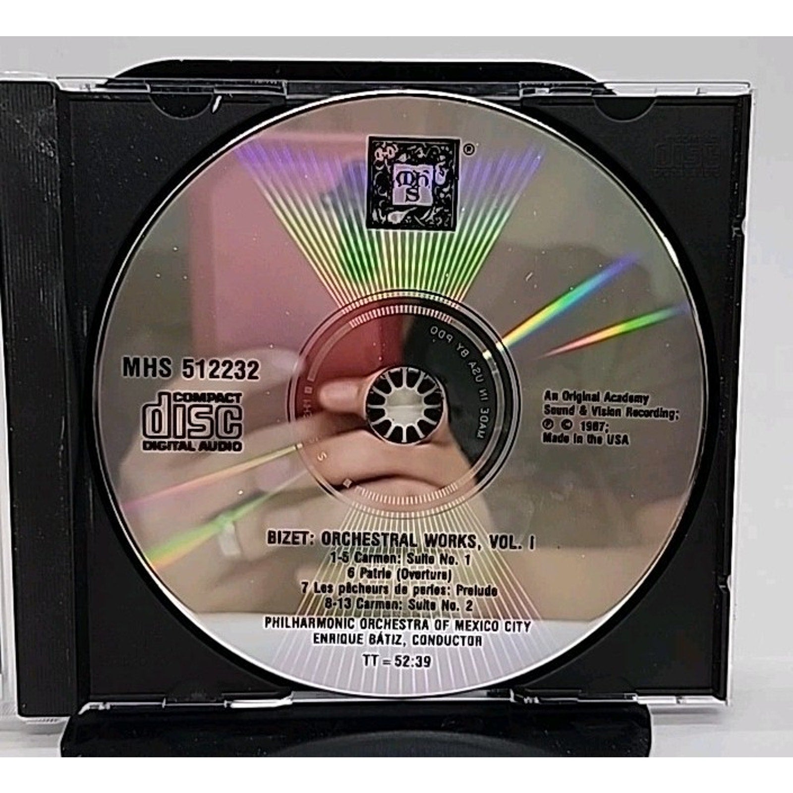 Bizet Orchestral Works Vol 1 Philharmonic Orchestra of Mexico City Enrique (CD)