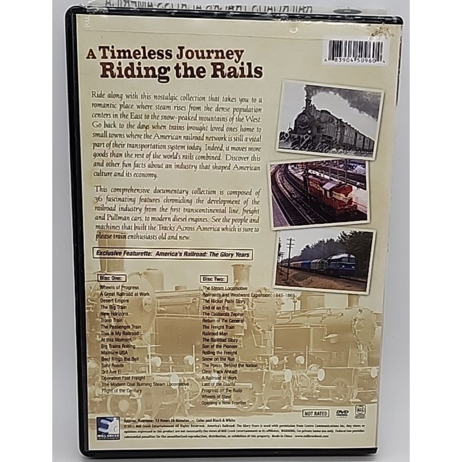 Railroads: Tracks Across America (DVD, 2010, 2-Disc Set)